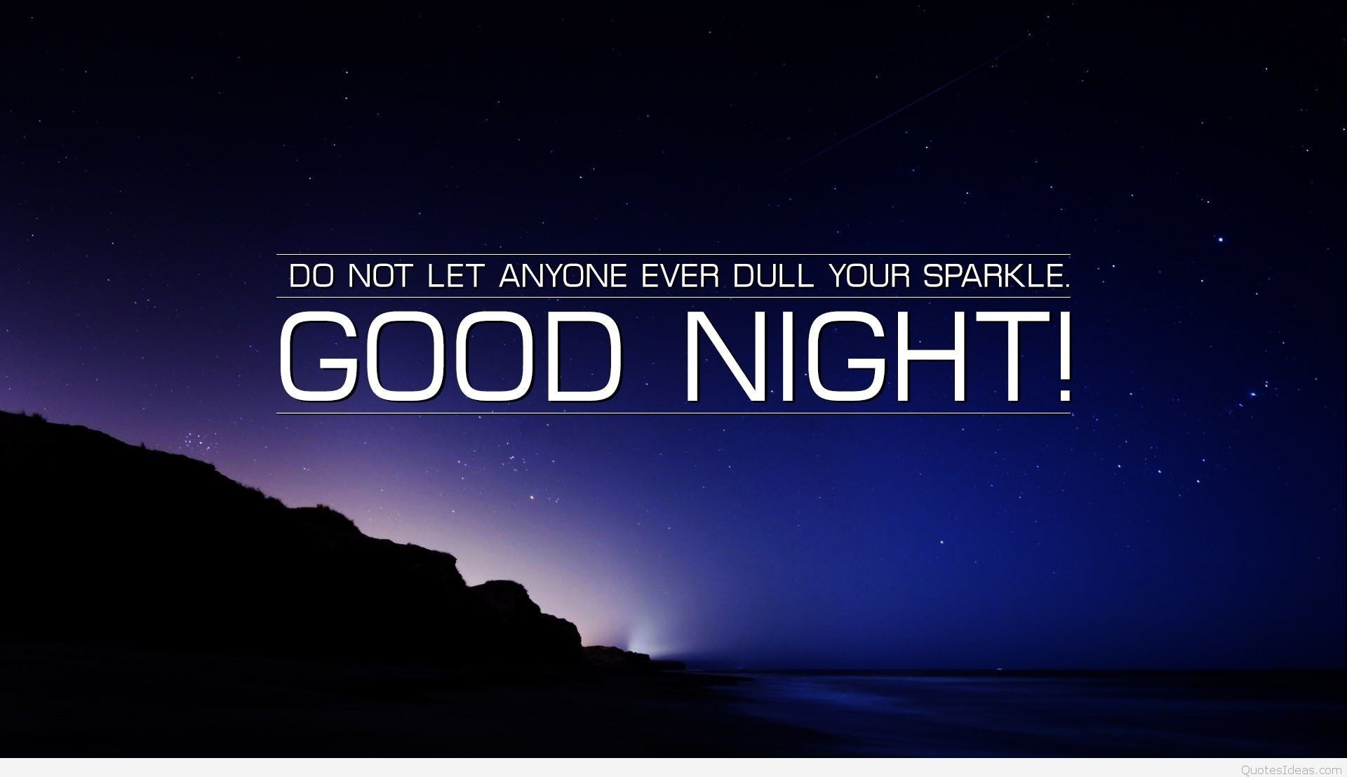 Buonanotte cielo stellato mare, 1920x1107 Full HD, PC