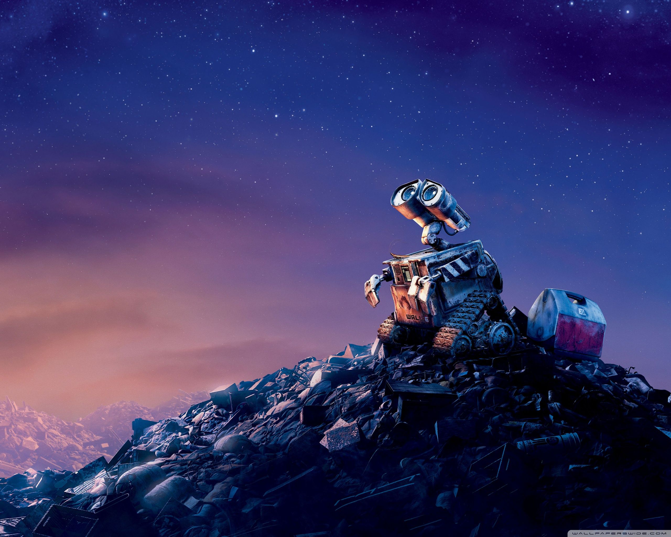 Wall-E su collina notturna, 2560x2048 2K, PC