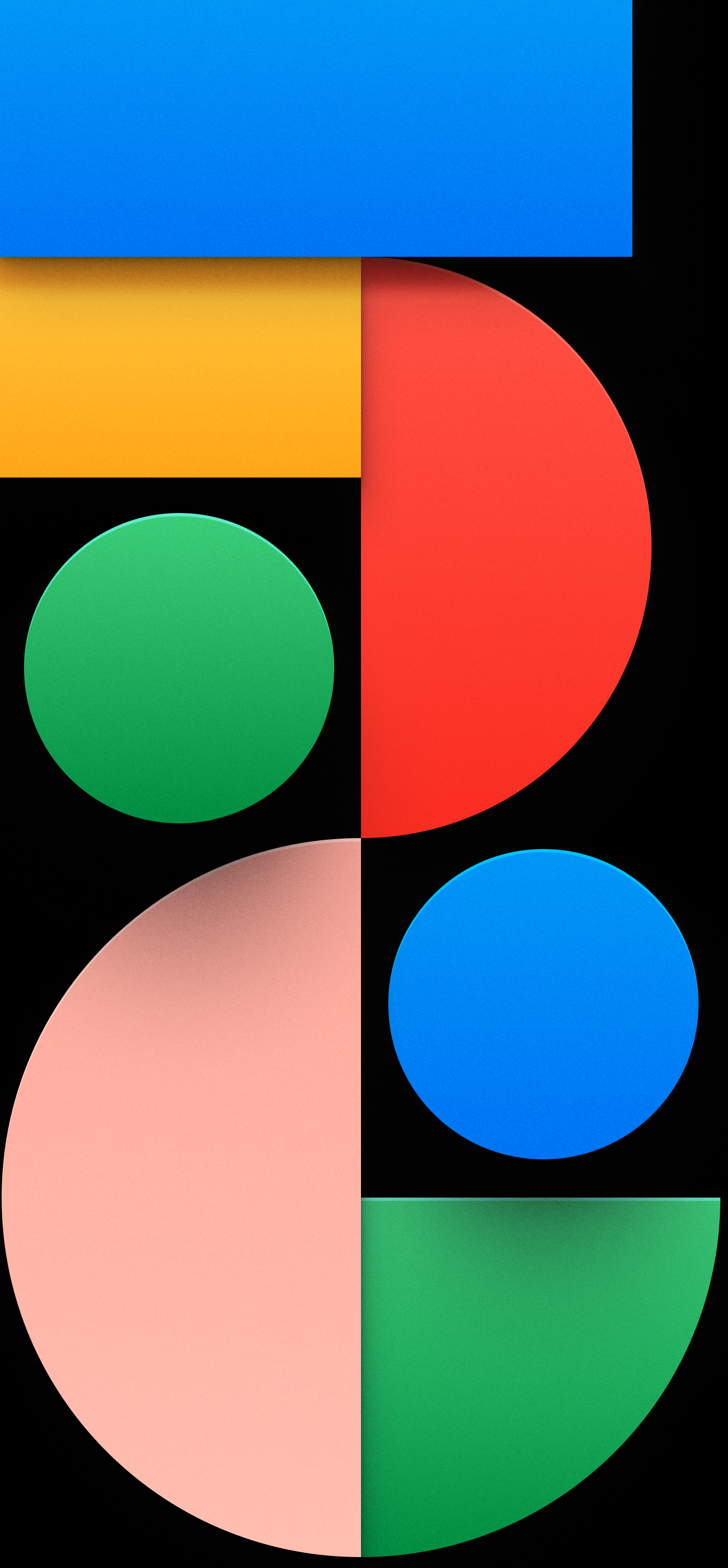 Forme geometriche colorate astratte, 1333x2870 Full HD Verticale, iPhone