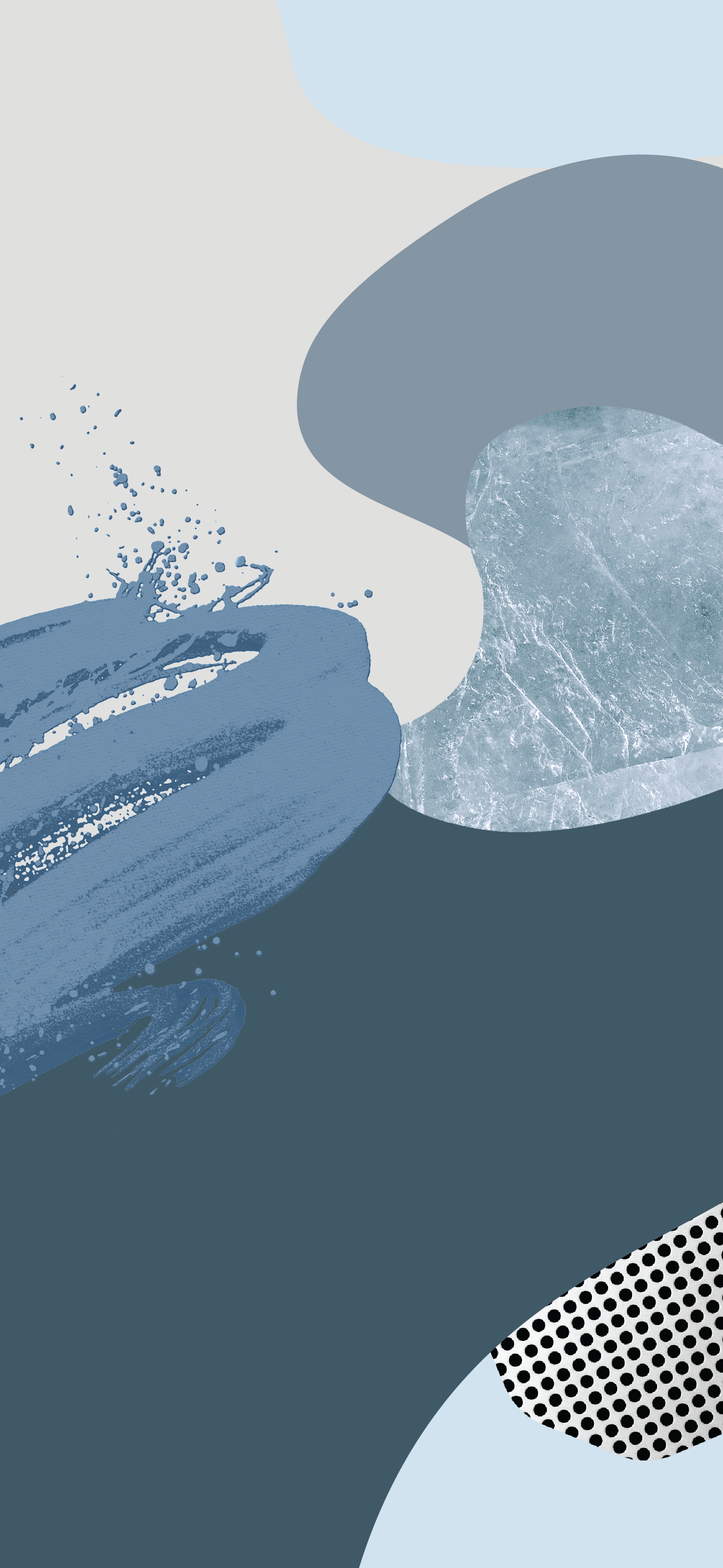 Forme astratte blu grigio, 1440x3122 Full HD Verticale, Smartphone