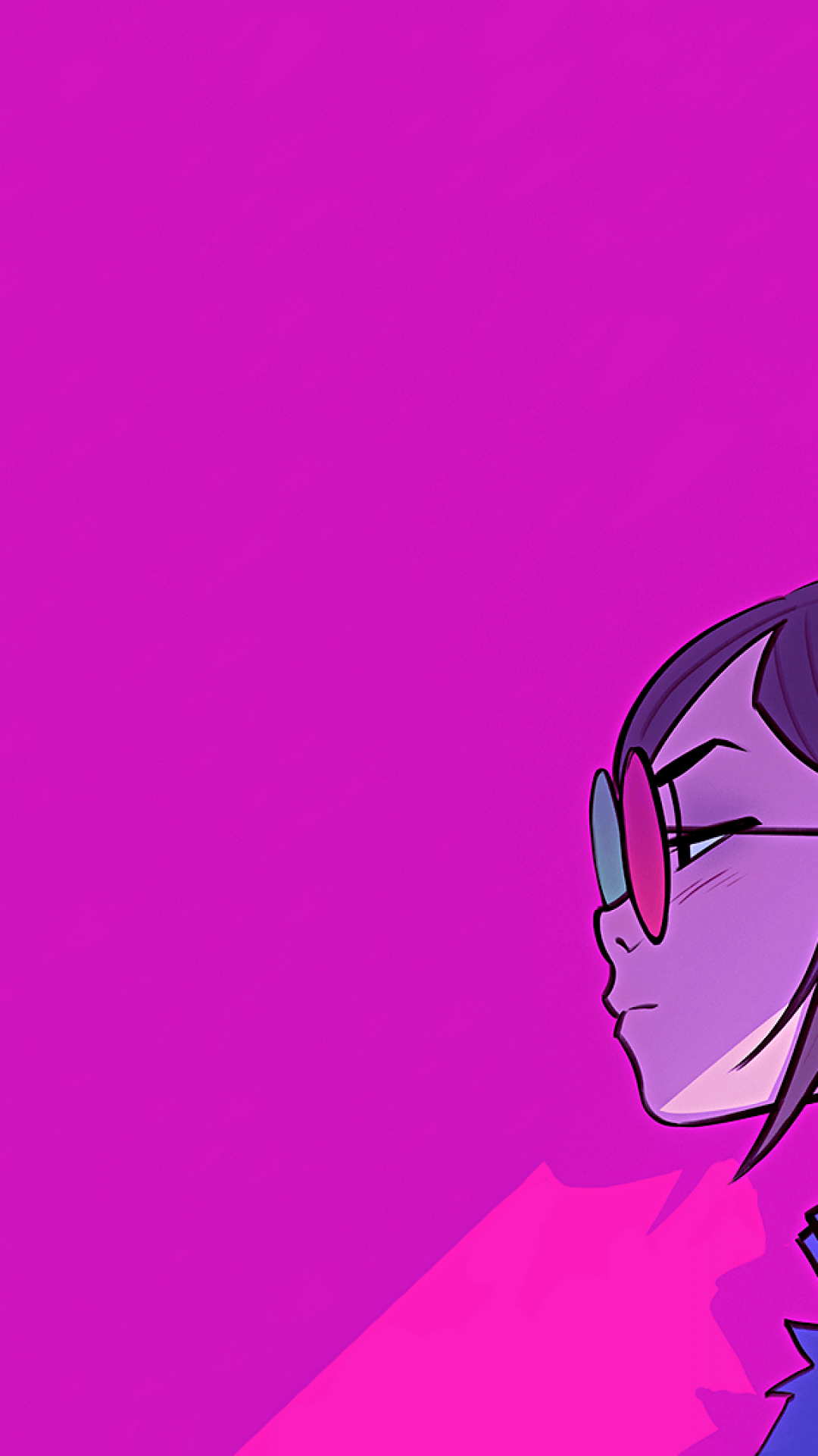 Gorillaz Noodle profilo rosa, 1080x1920 Full HD Verticale, iPhone