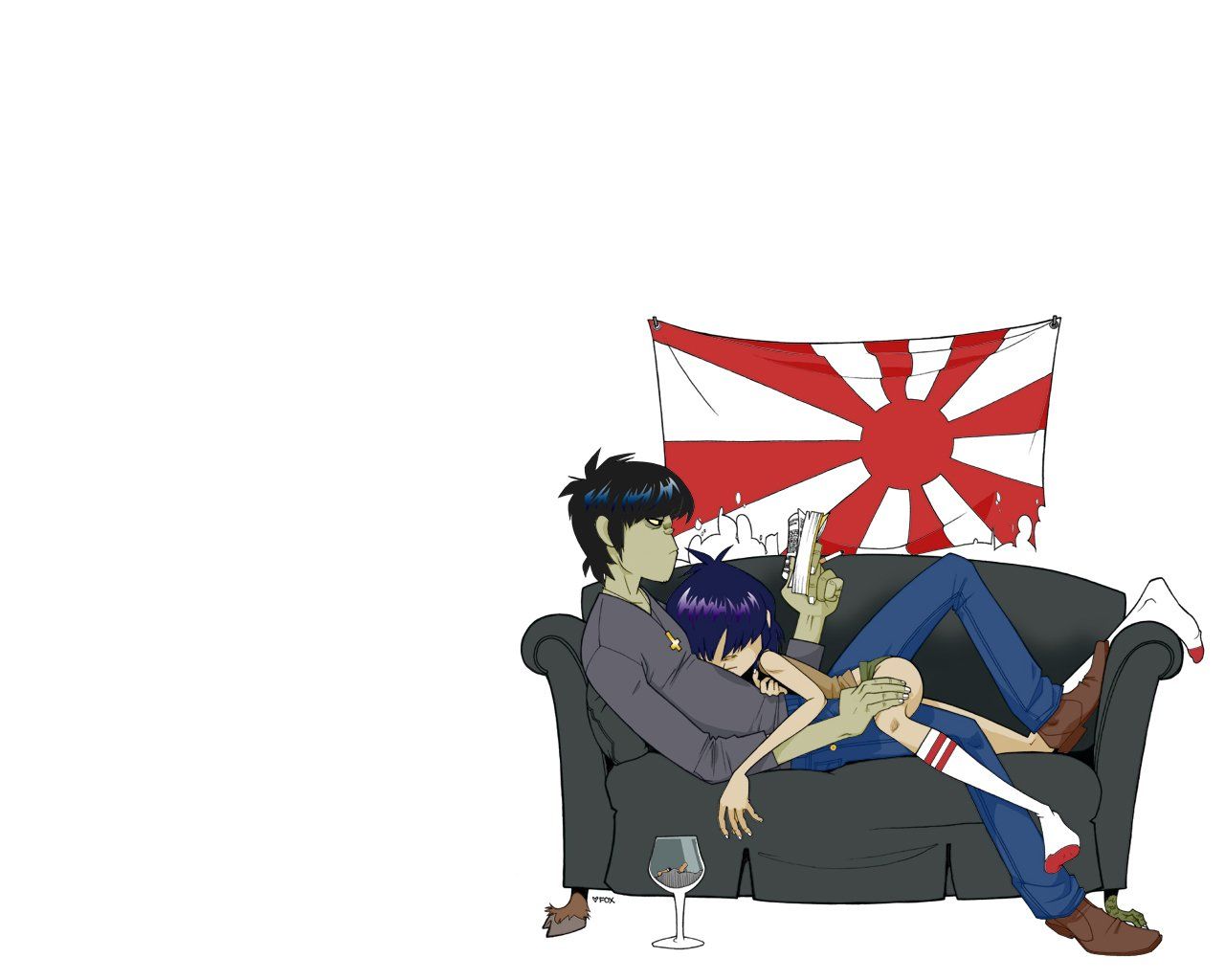 Noodle Gorillaz sfondo rosa, 1920x1080 1080p, Desktop