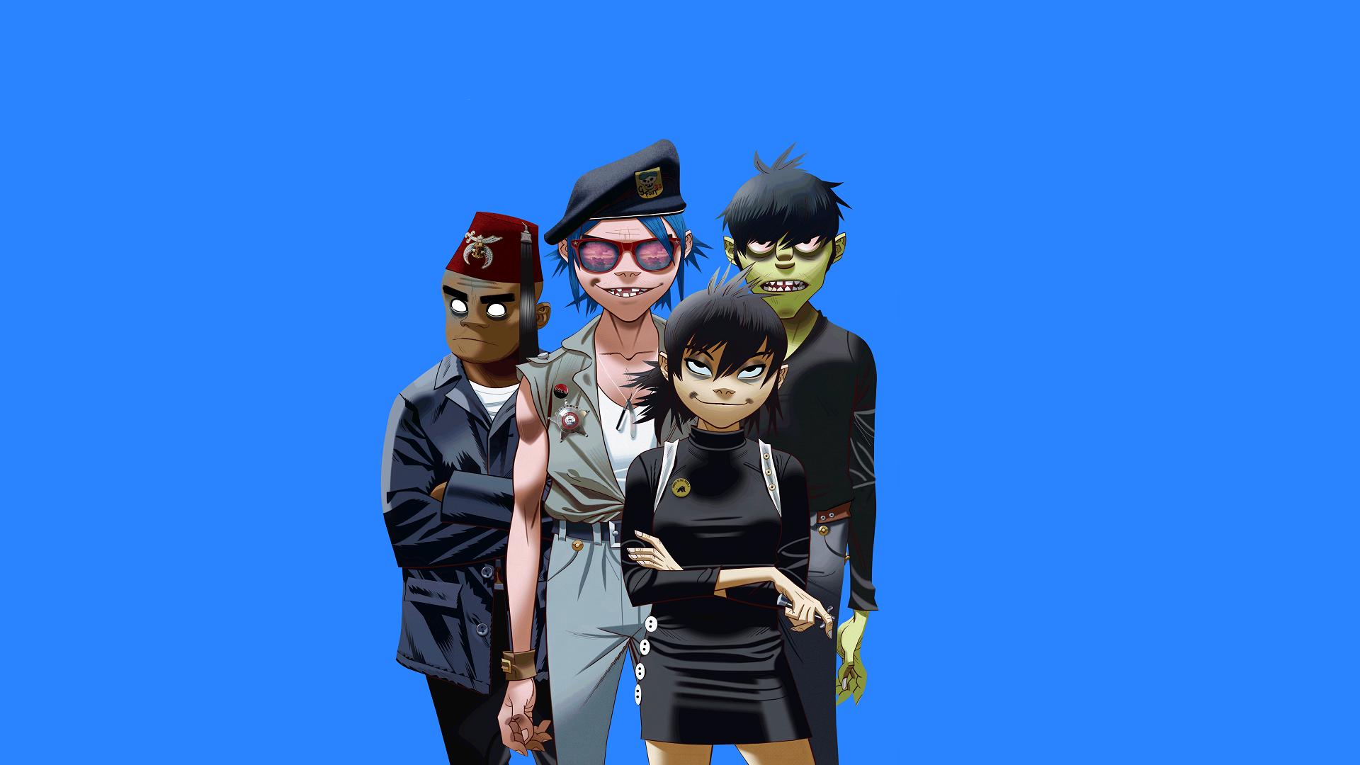 Personaggi Gorillaz cartoon, 961x1920 Full HD Verticale, iPhone Plus