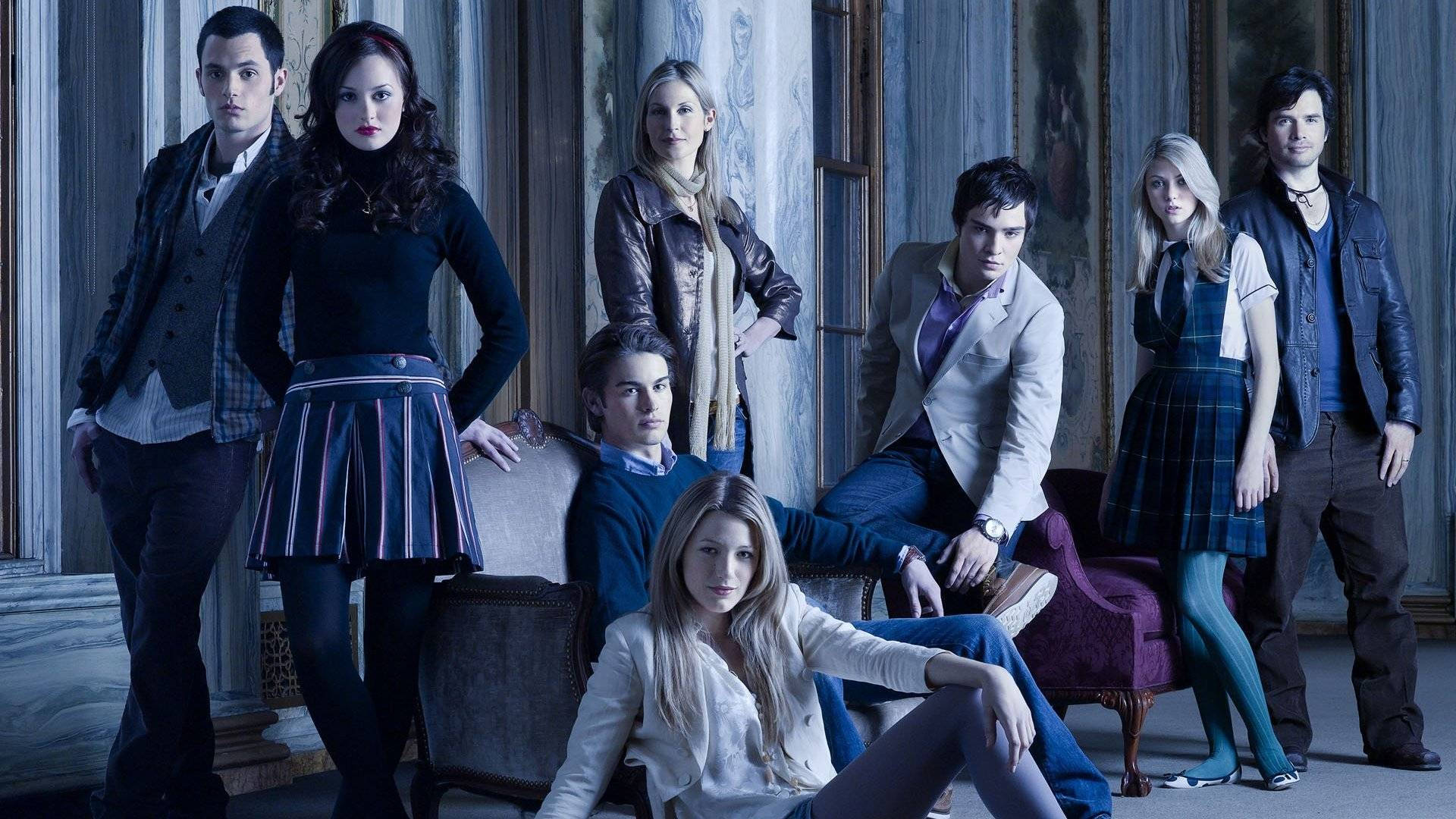 Cast Gossip Girl serie TV, 1920x1080 1080p, Desktop