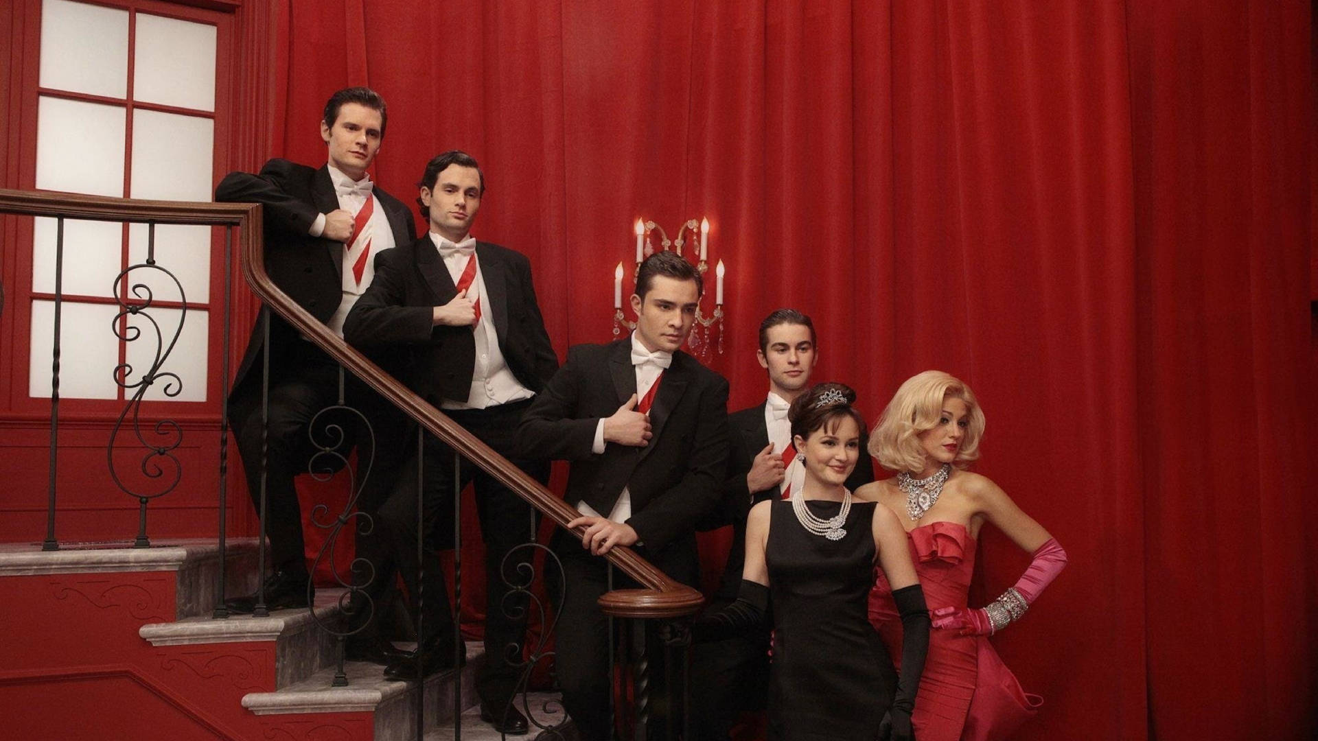 Gossip Girl cast eleganti, 1920x1080 Full HD, Desktop