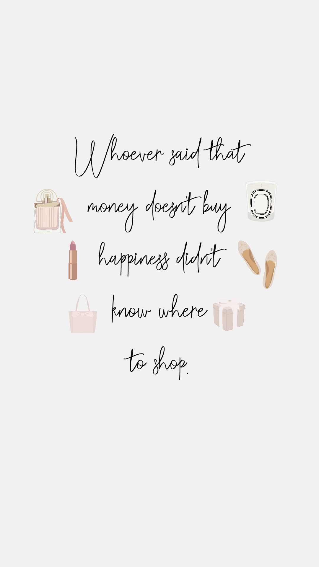 Citazione shopping Blair Waldorf, 1080x1920 Full HD Verticale, Smartphone