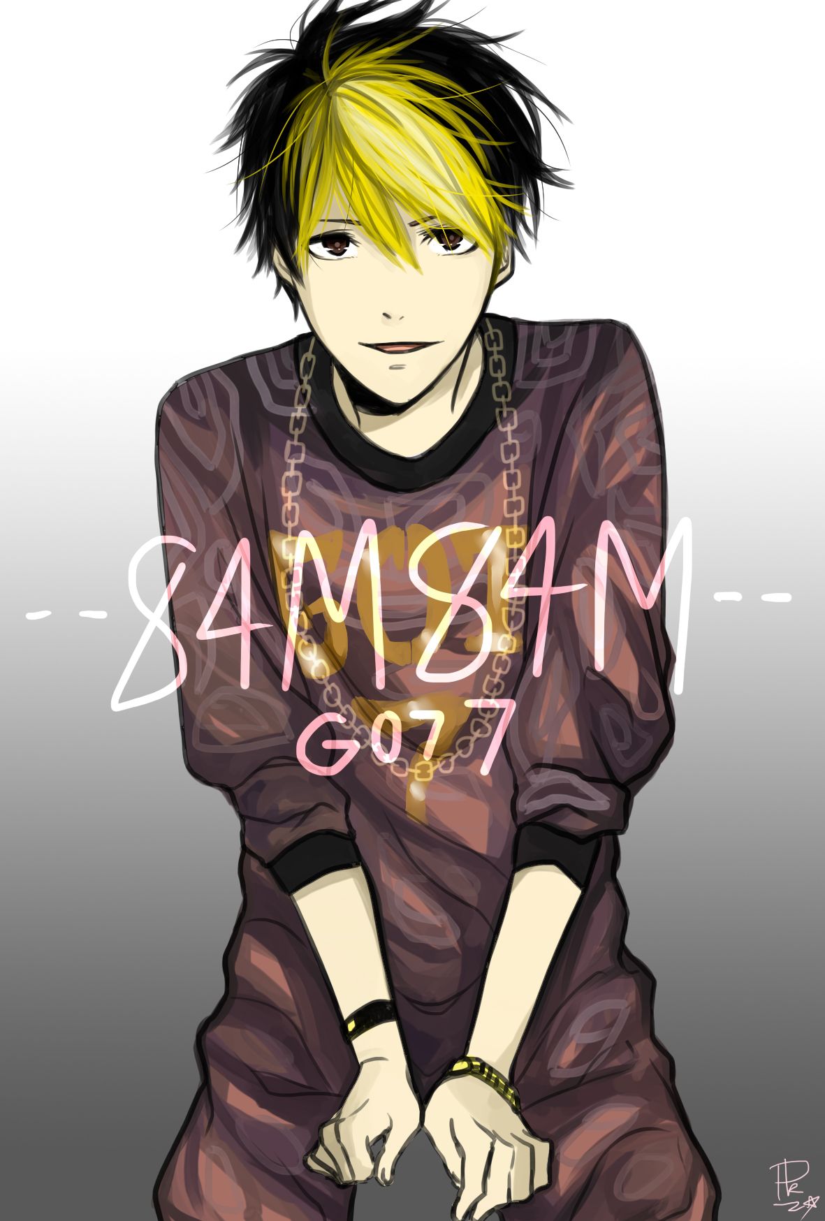 BamBam Got7 illustrazione anime, 1181x1748 Verticale, Mobile