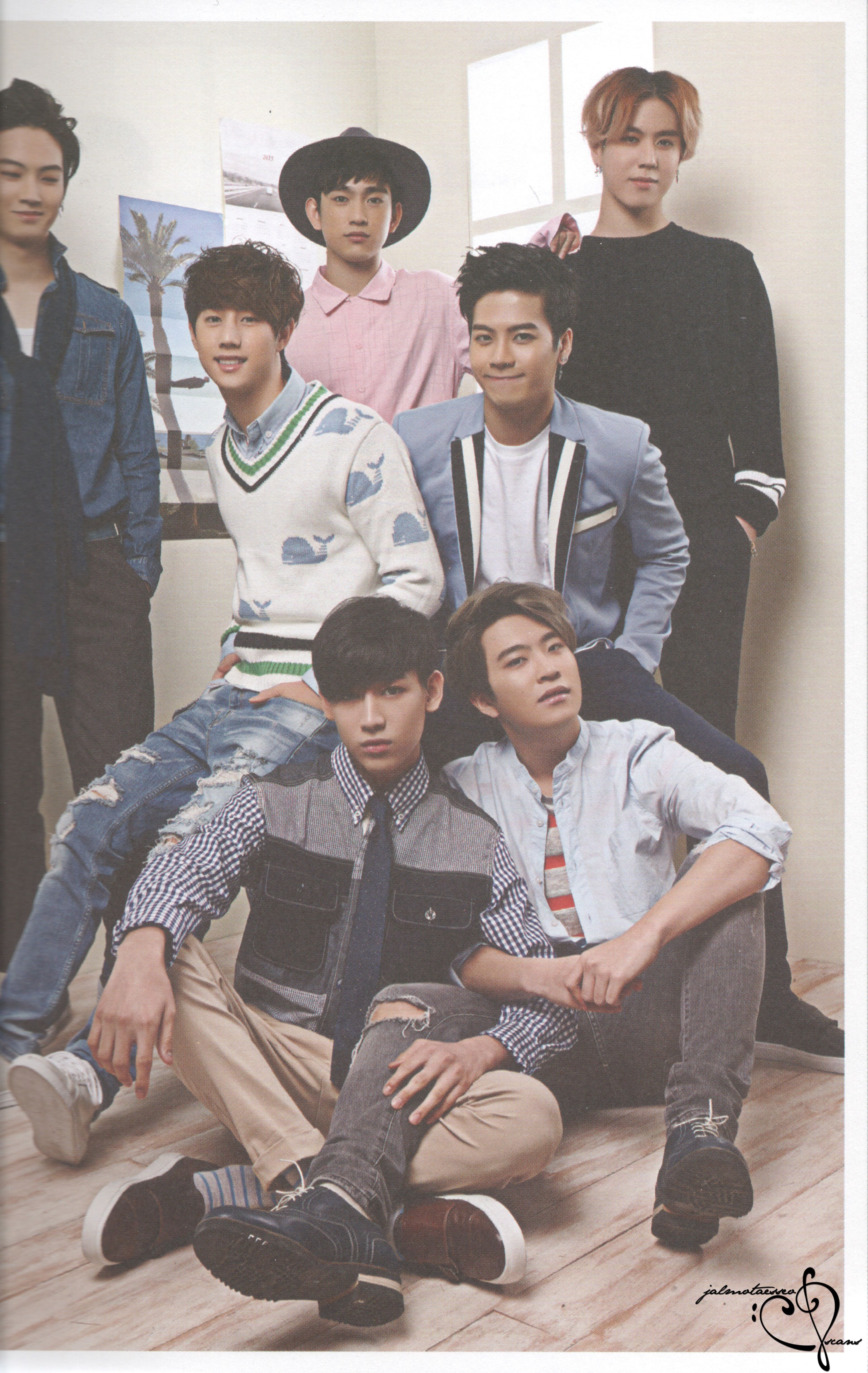 Gruppo Got7 in posa, 3112x4922 Full HD Verticale, iPhone