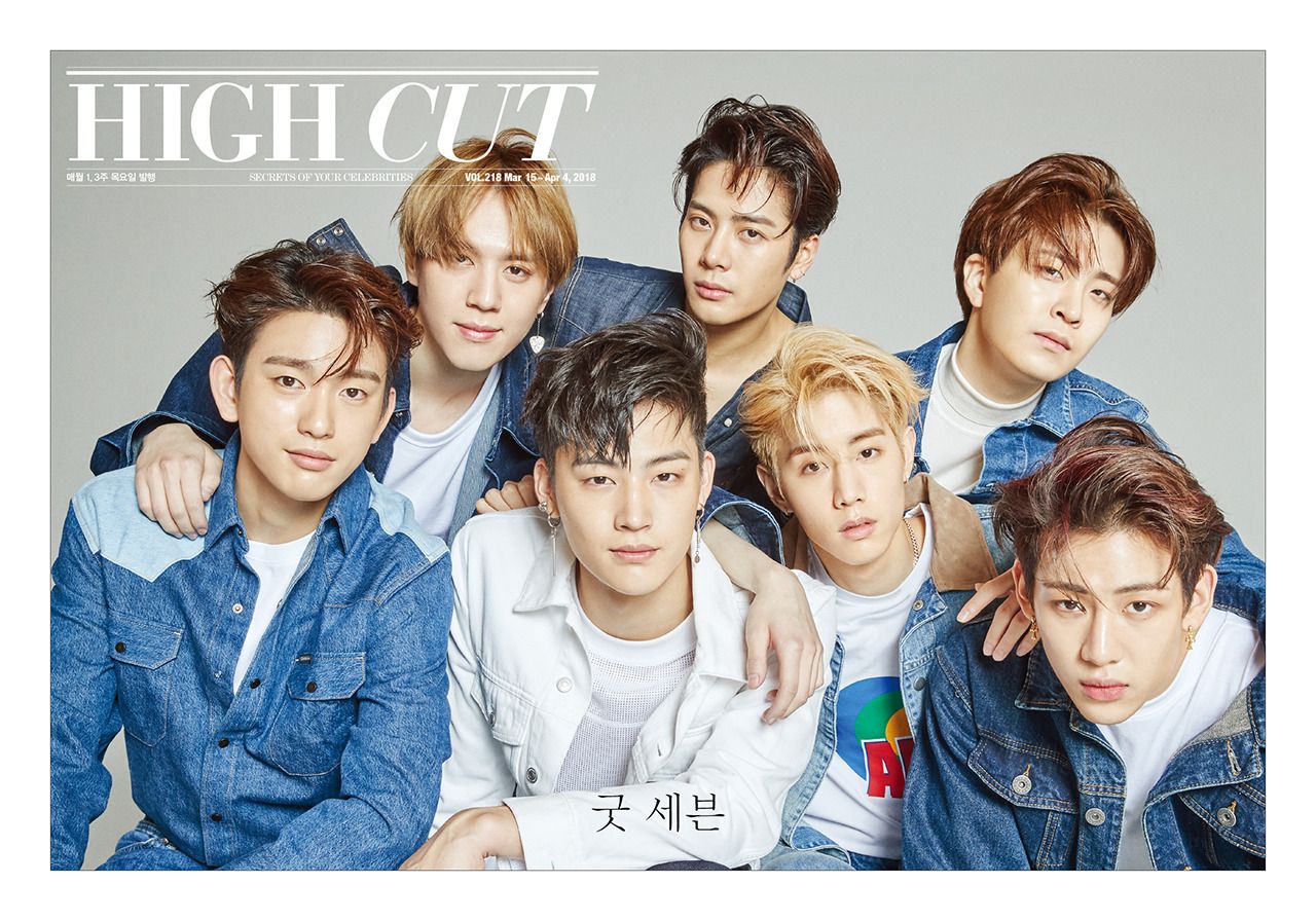 GOT7 gruppo copertina rivista, 1280x896 720p, PC