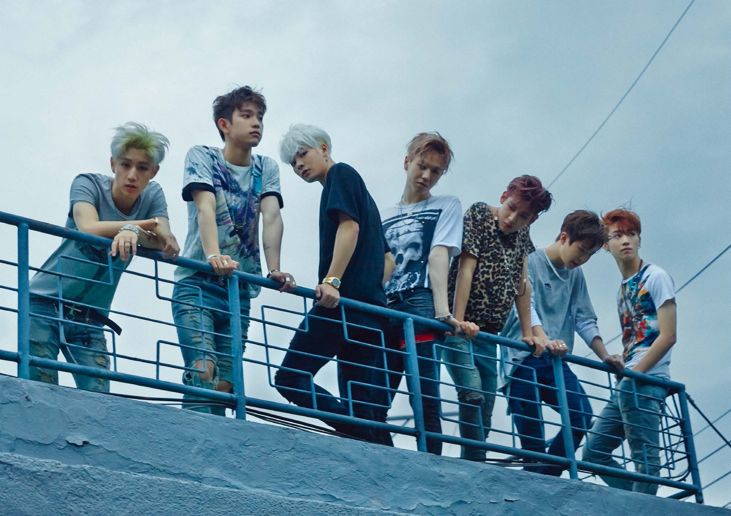 Gruppo K-pop GOT7 ringhiera, 2419x1710 alta risoluzione, iMac