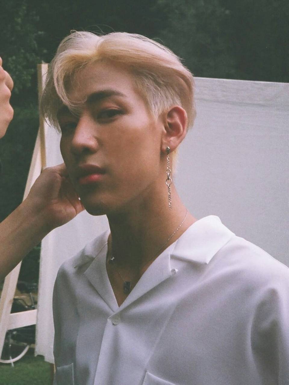 BamBam Got7 capelli biondi, K-pop, 960x1280 Full HD Verticale, Smartphone