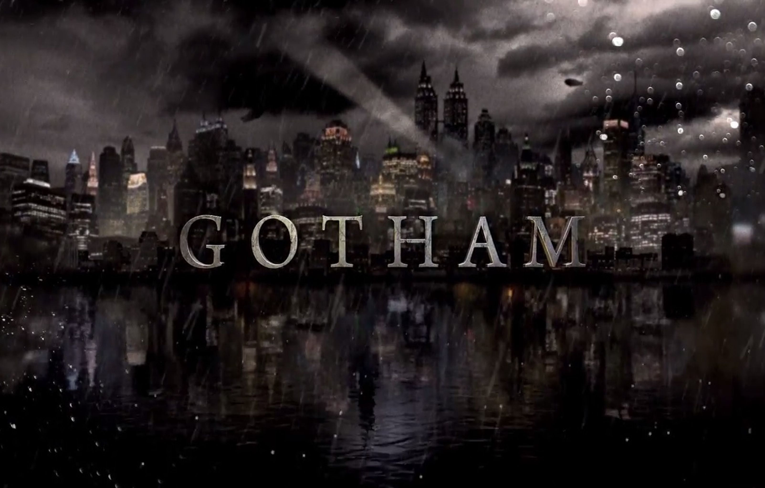 Skyline Gotham City notturno, 3206x2048 2K+, Desktop
