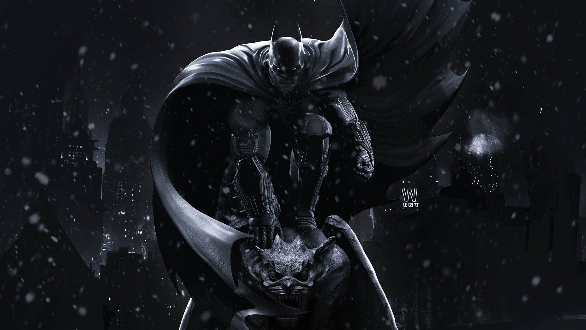 Batman su Gotham City, 1920x1080 Full HD, Desktop