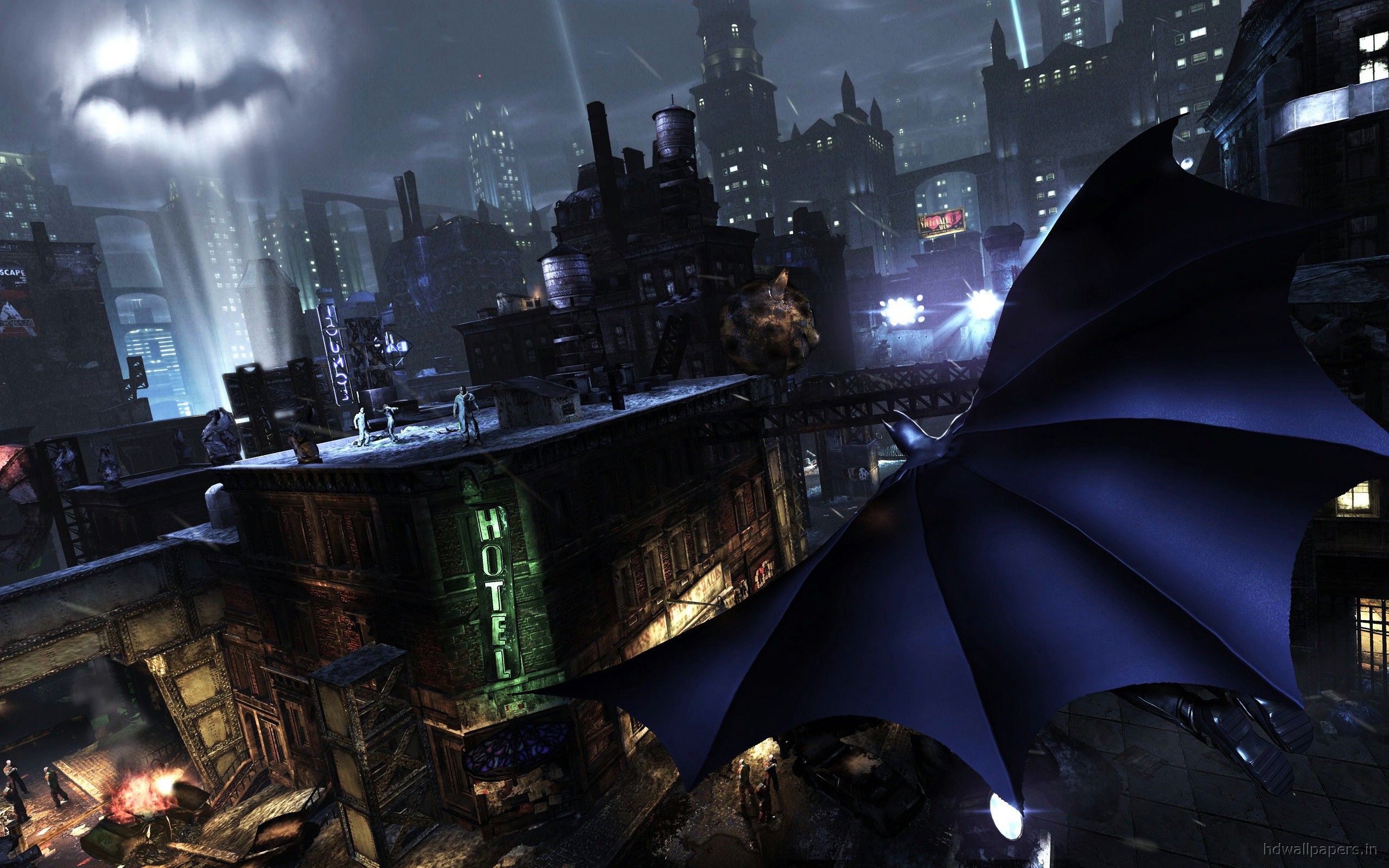 Batman Arkham City notturna, 1920x1200 WUXGA, iMac