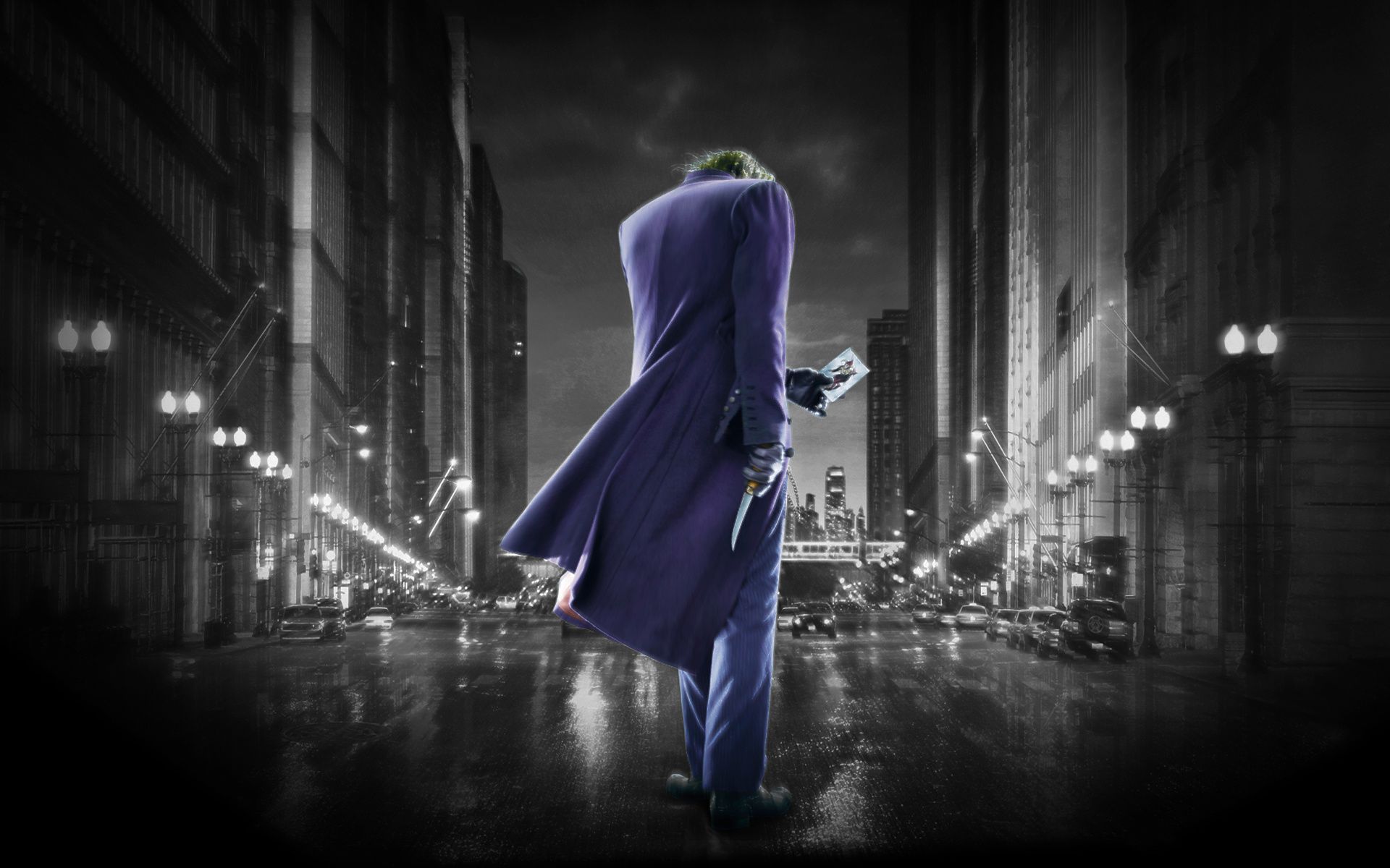 Joker Gotham City strada, nemesi di Batman, 1920x1200 WUXGA, Desktop