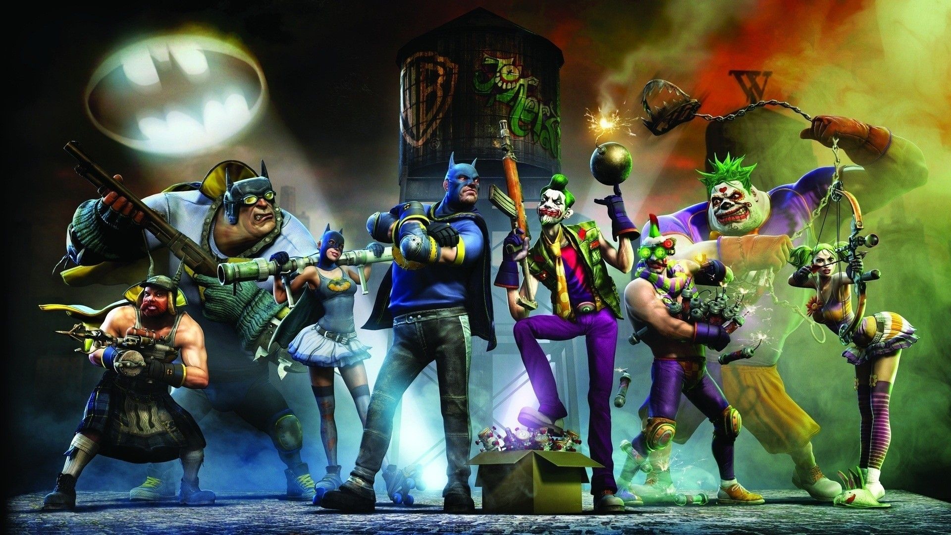 Gotham City Impostors personaggi, 1920x1080 Full HD, PC