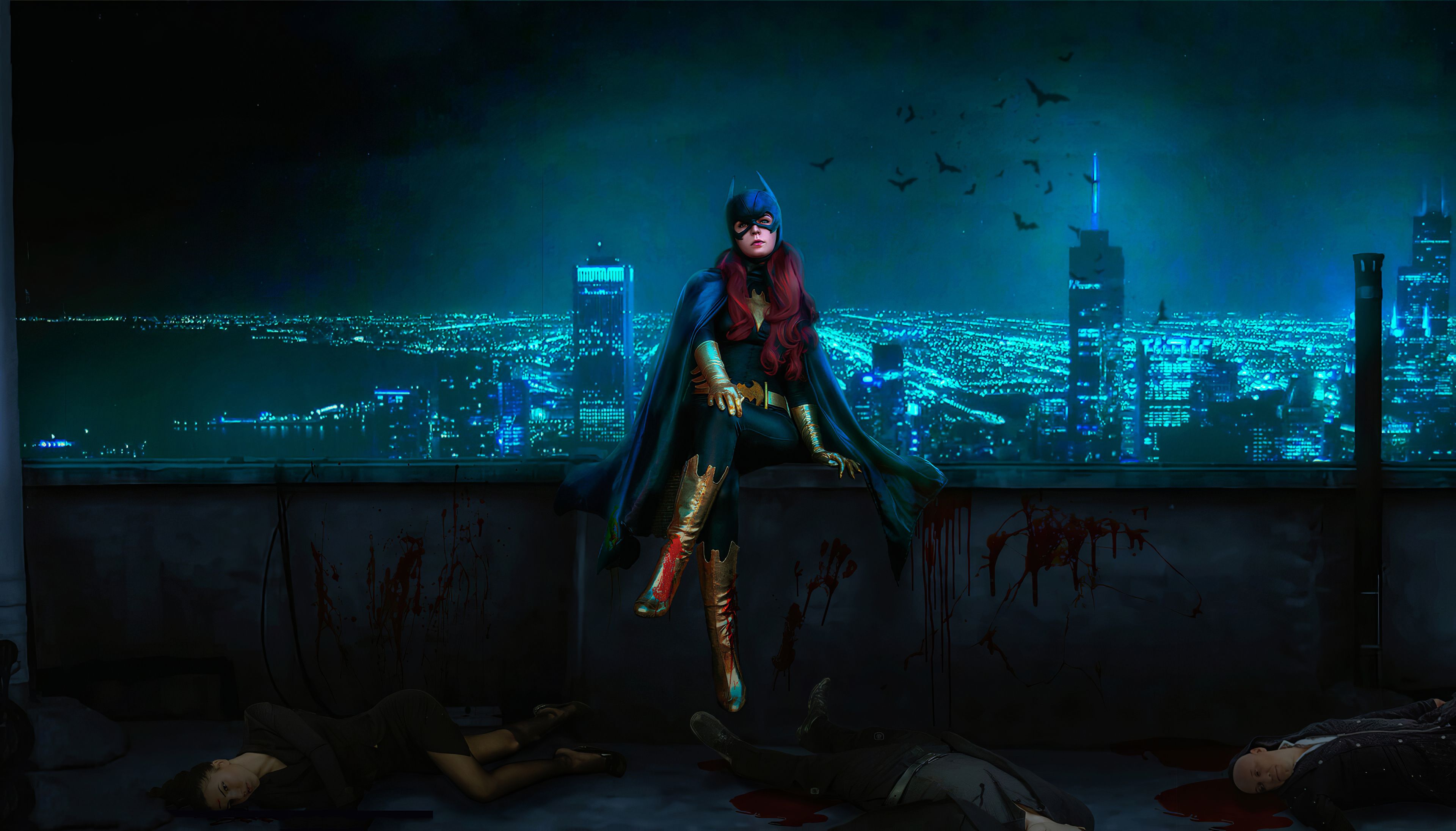 Batwoman a Gotham City, 3840x2194 4K, Desktop 4K