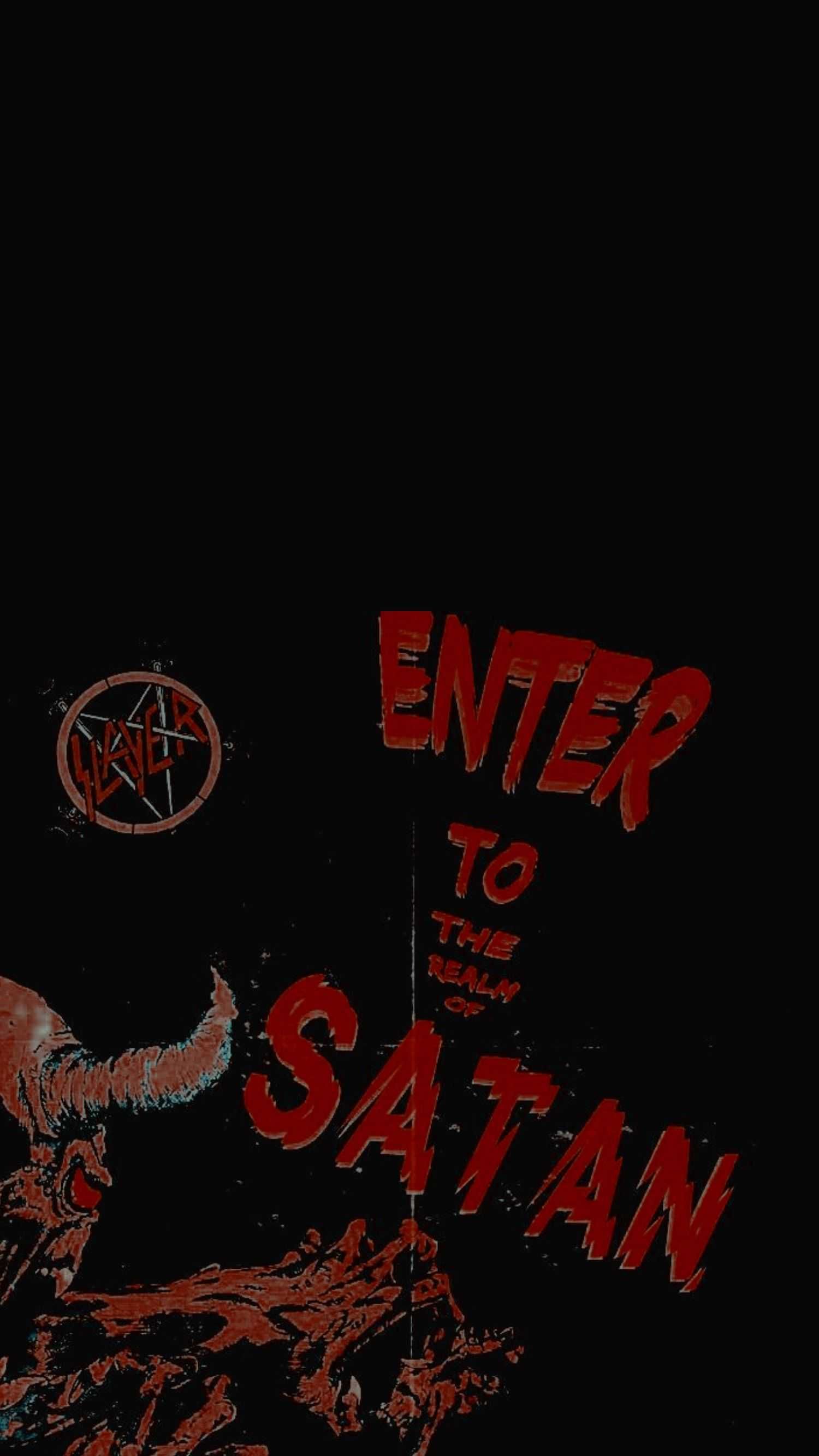 Insegna gotica Enter to Satan, 1500x2668 Verticale, Xiaomi