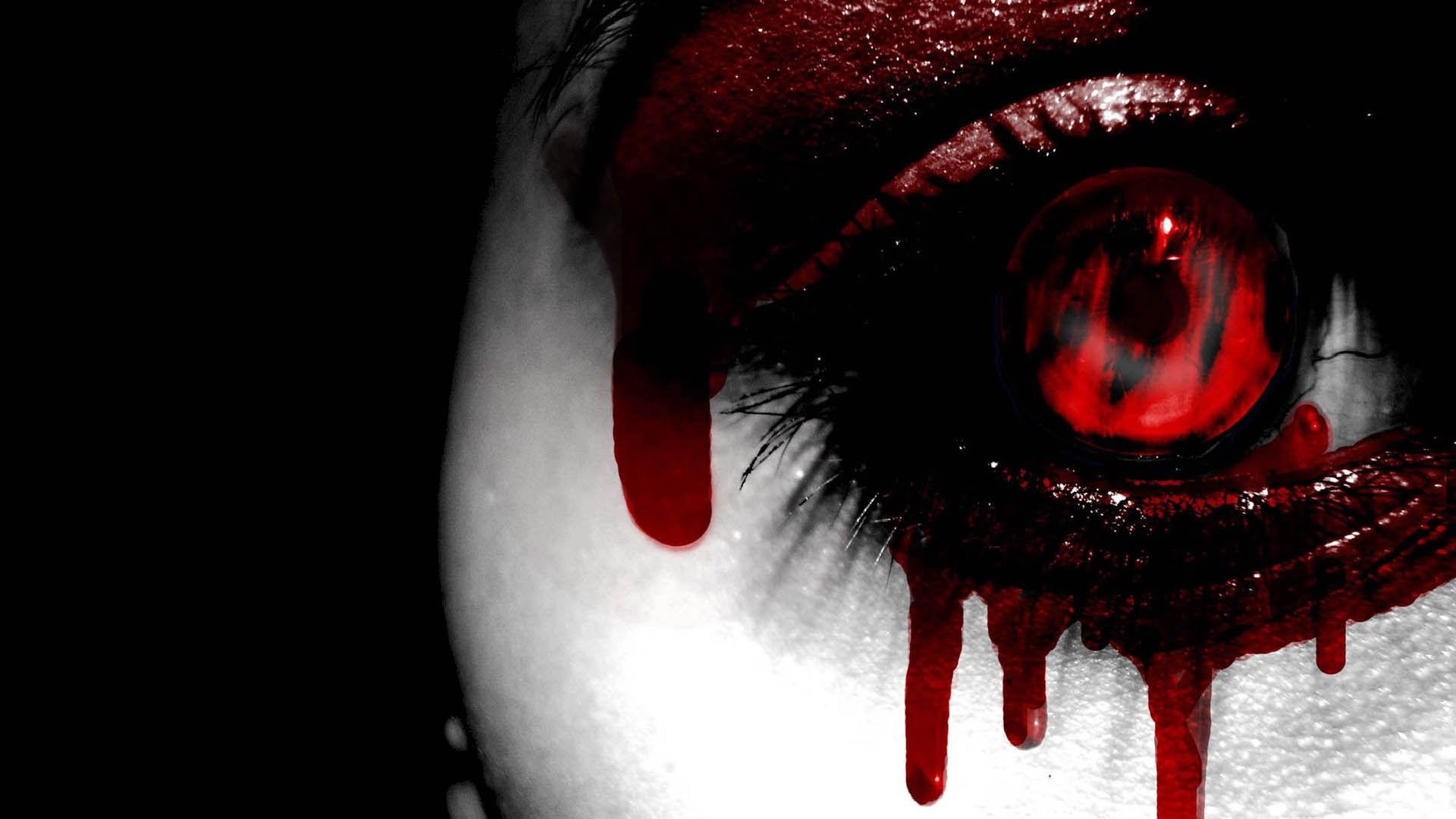 Occhio rosso sangue gotico, 1920x1080 1080p, PC