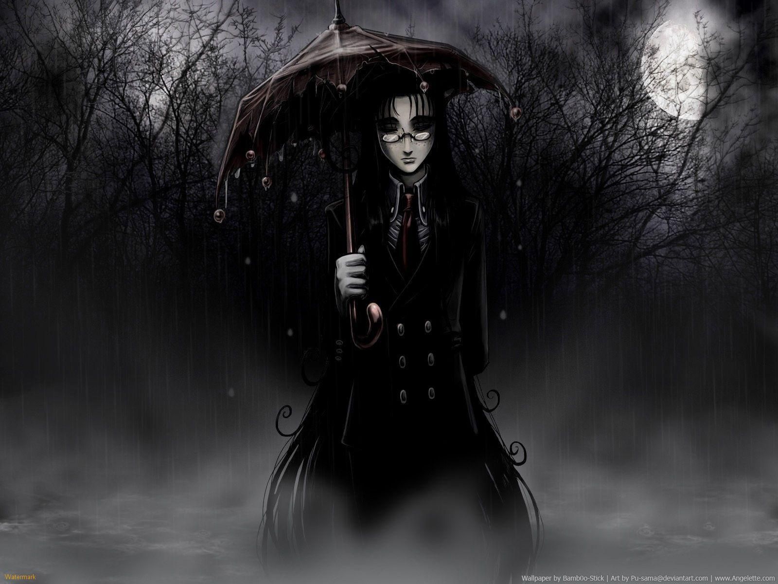 Ragazza gotica con ombrello, 1600x1200 HD Ready, Desktop