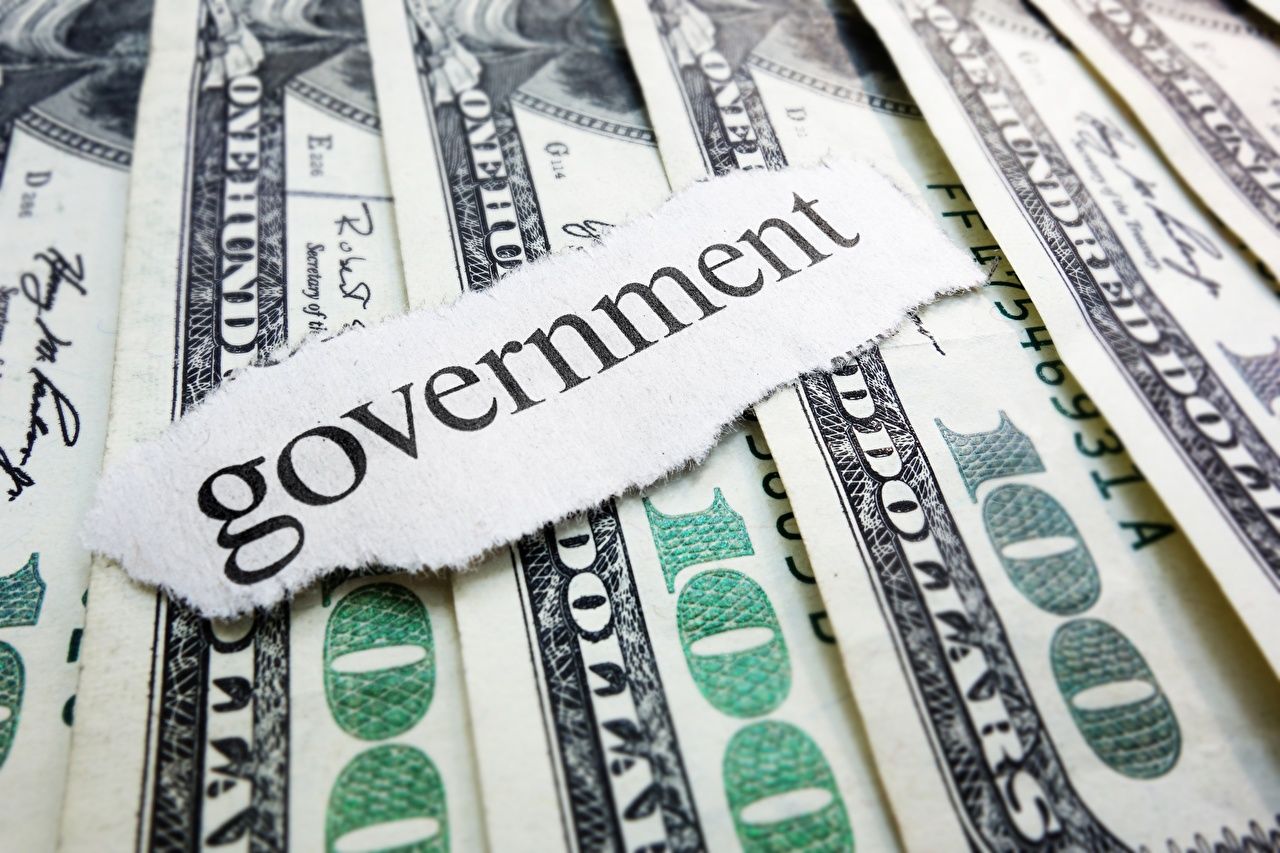 Banconote dollari con ritaglio government, 1280x853 720p, PC