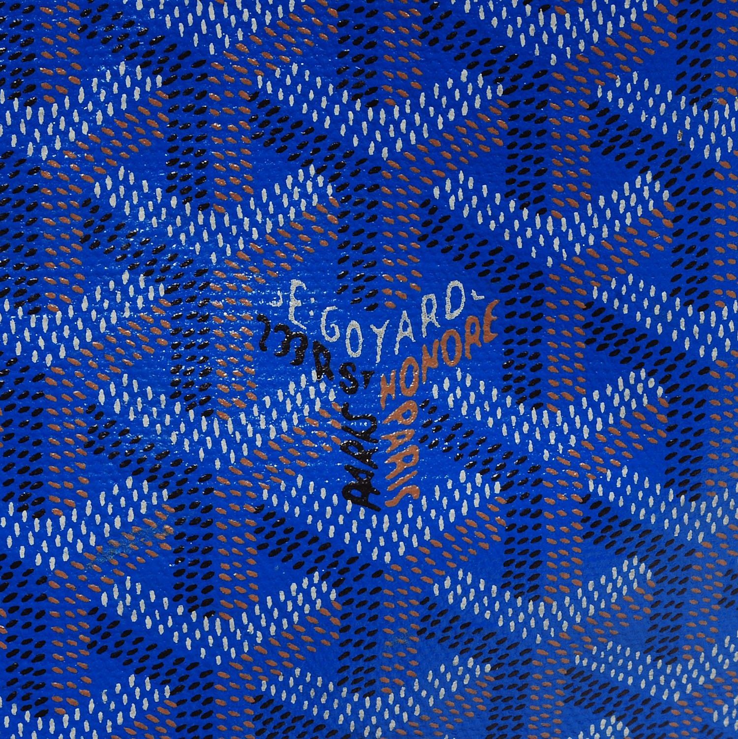 Motivo Goyard chevron blu, 1500x1501 Verticale, iPhone Pro Max