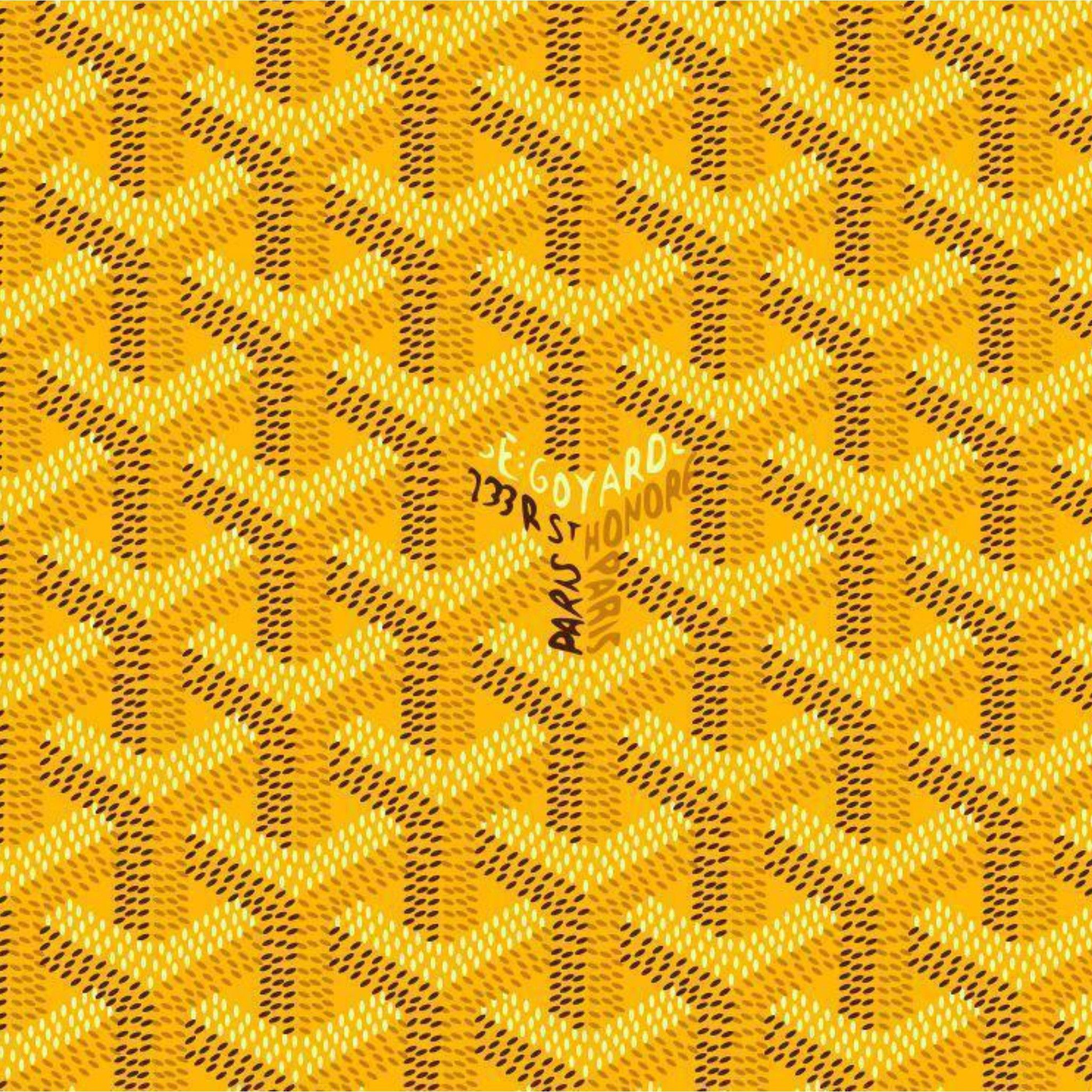 Motivo Goyard giallo geometrico, 2048x2048 Hi-Res, Desktop