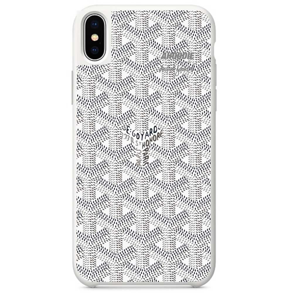 Cover iPhone motivo Goyard bianco, 1000x1000 HD, Desktop