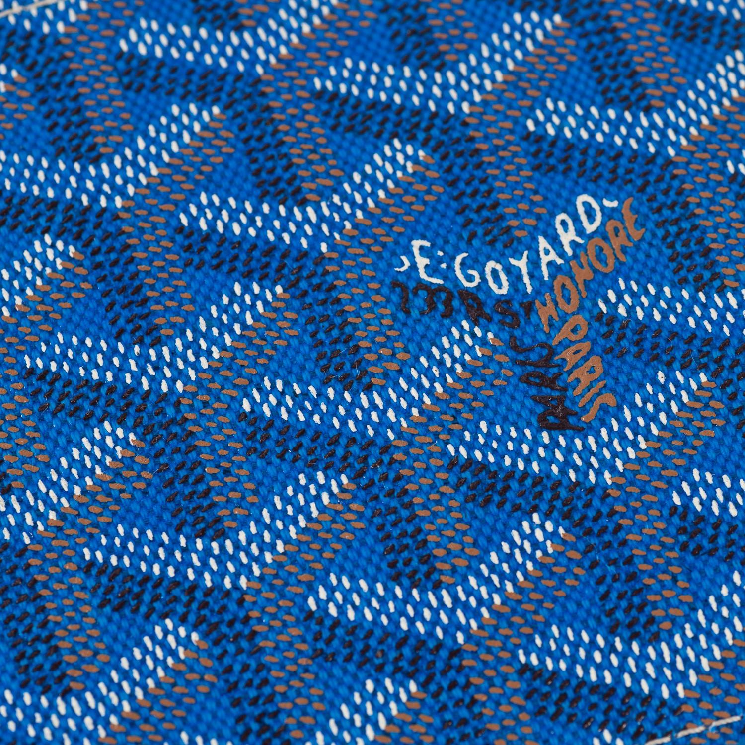 Pattern Goyard blu chevron, 1500x1500 720p, Laptop