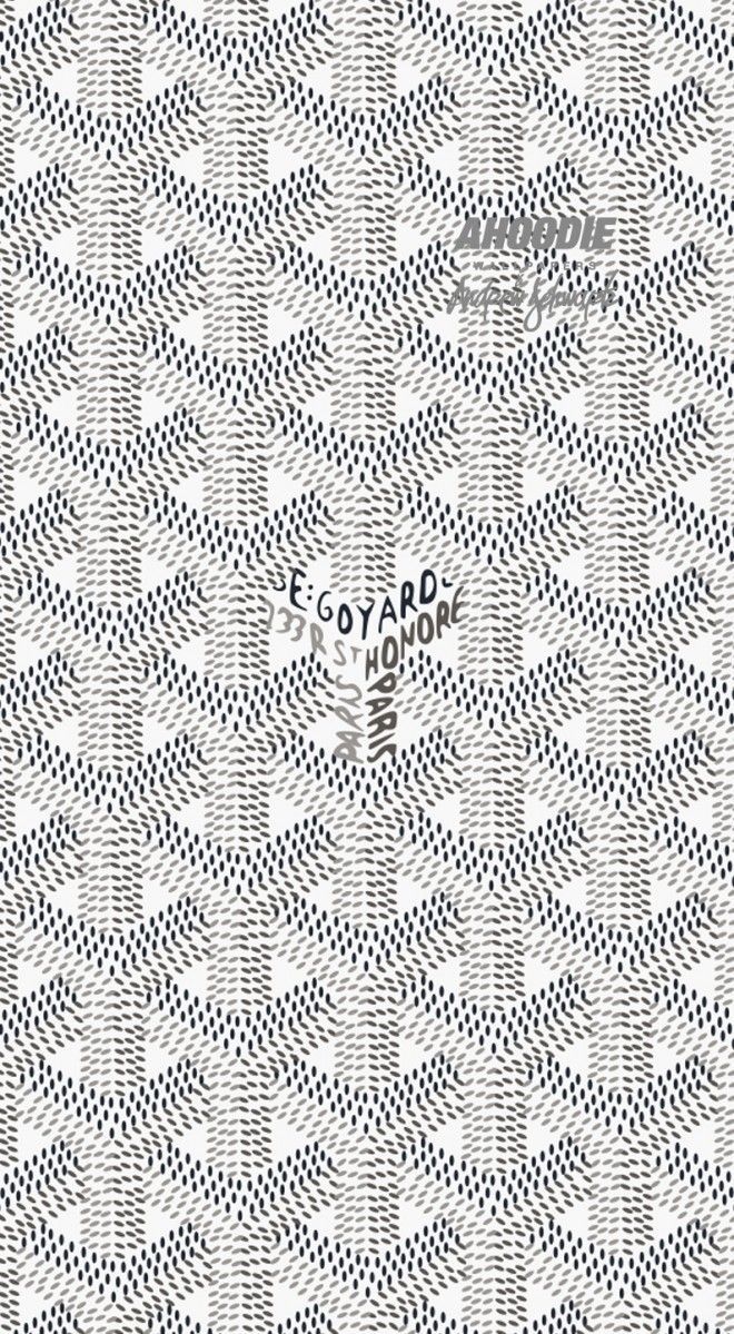 Pattern Goyard nero, 1125x2436 Verticale, iPhone Plus