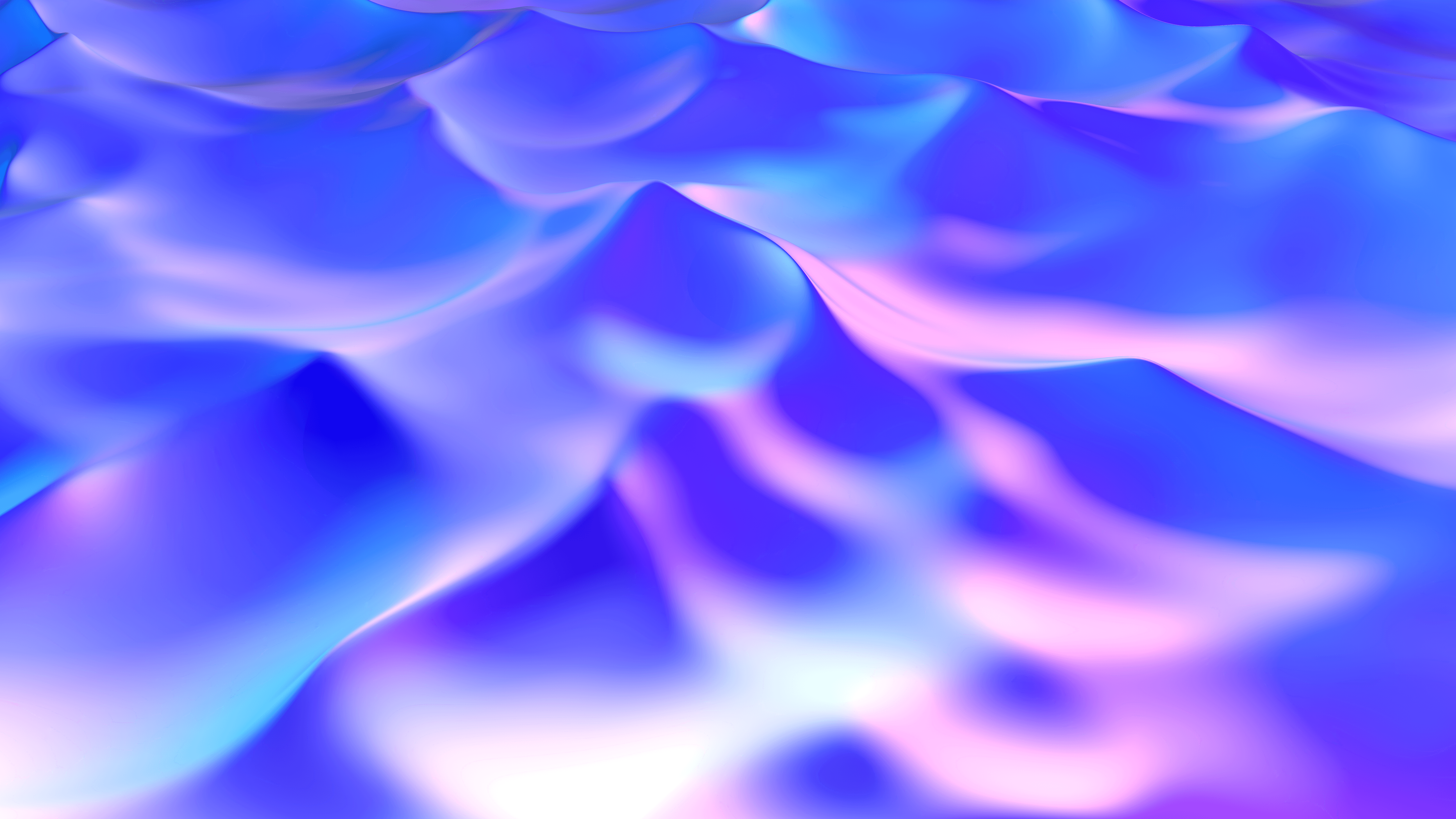 Onde astratte gradiente blu viola, 5120x2880 4K, Smart TV 4K