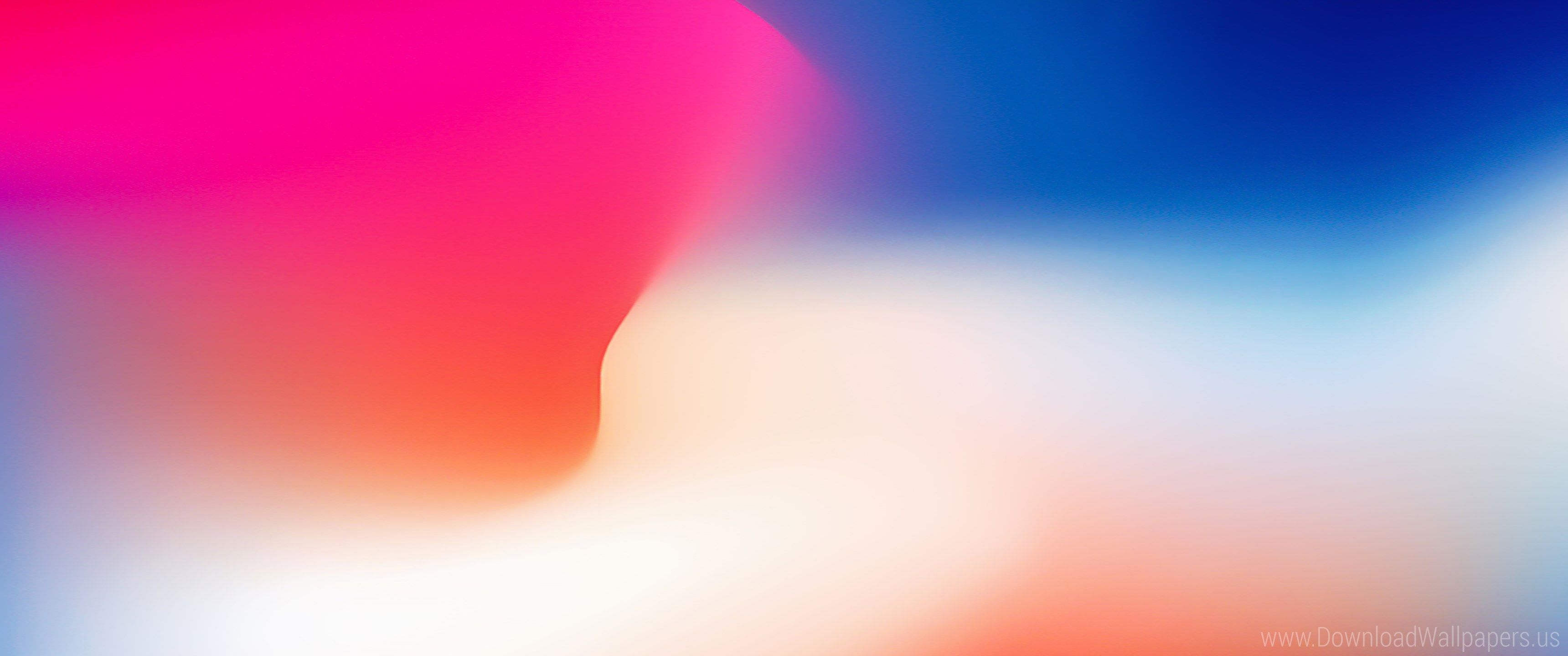 Gradiente sfumato rosa blu, 3440x1440 21:9, Monitor Gaming
