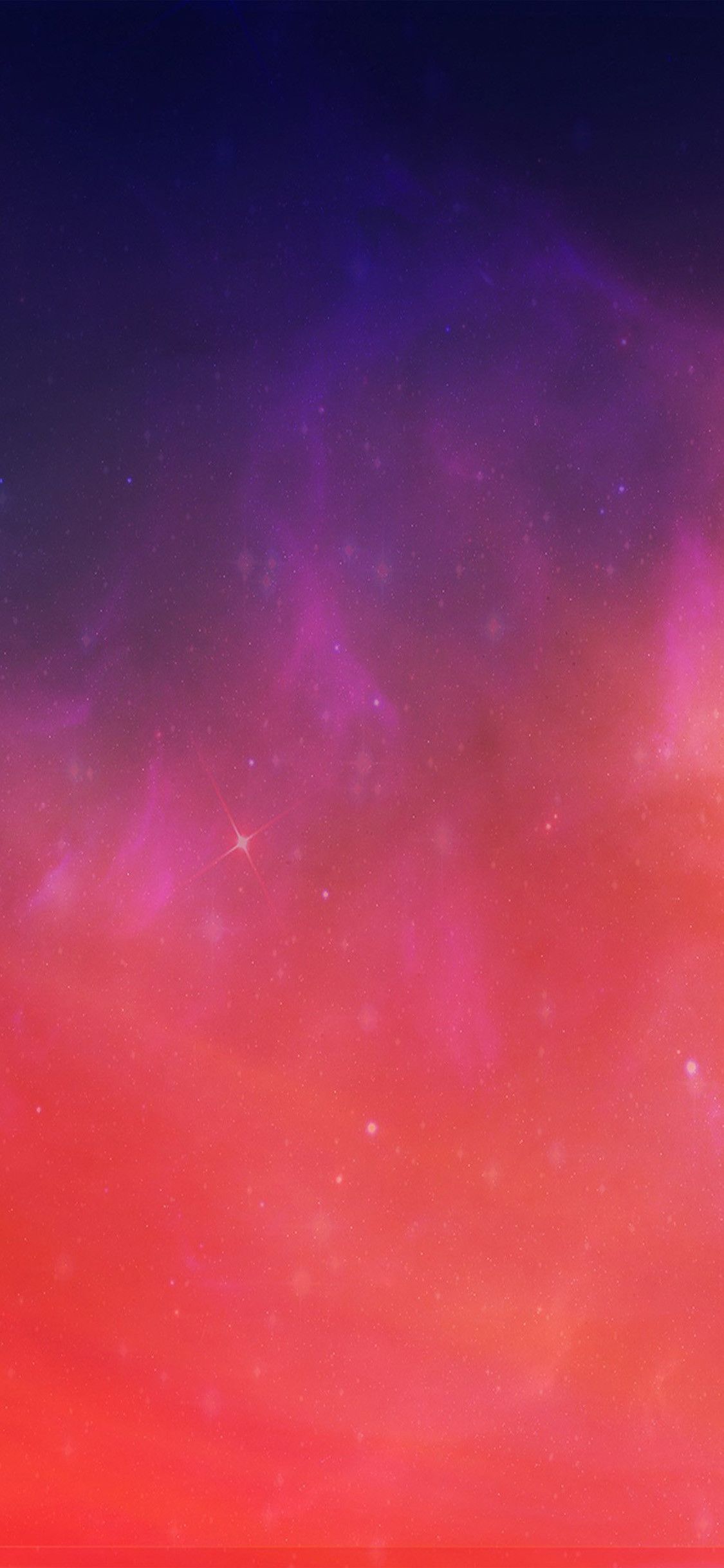 Gradiente viola e rosso nebuloso, 1125x2437 Verticale, iPhone Pro