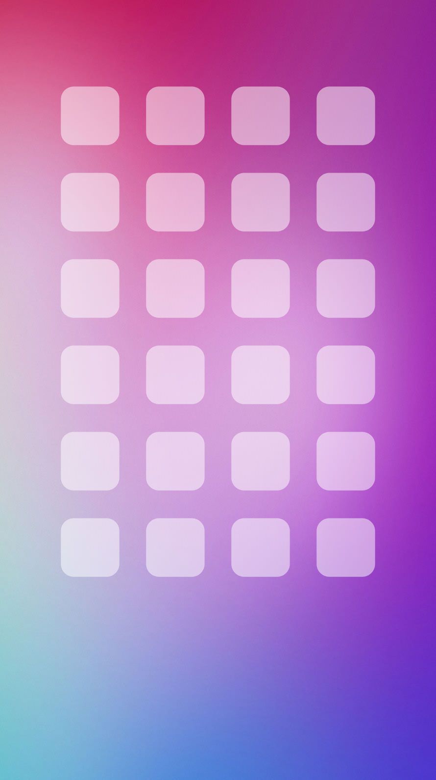 Griglia icone gradiente viola rosa, 890x1590 Verticale, iPhone
