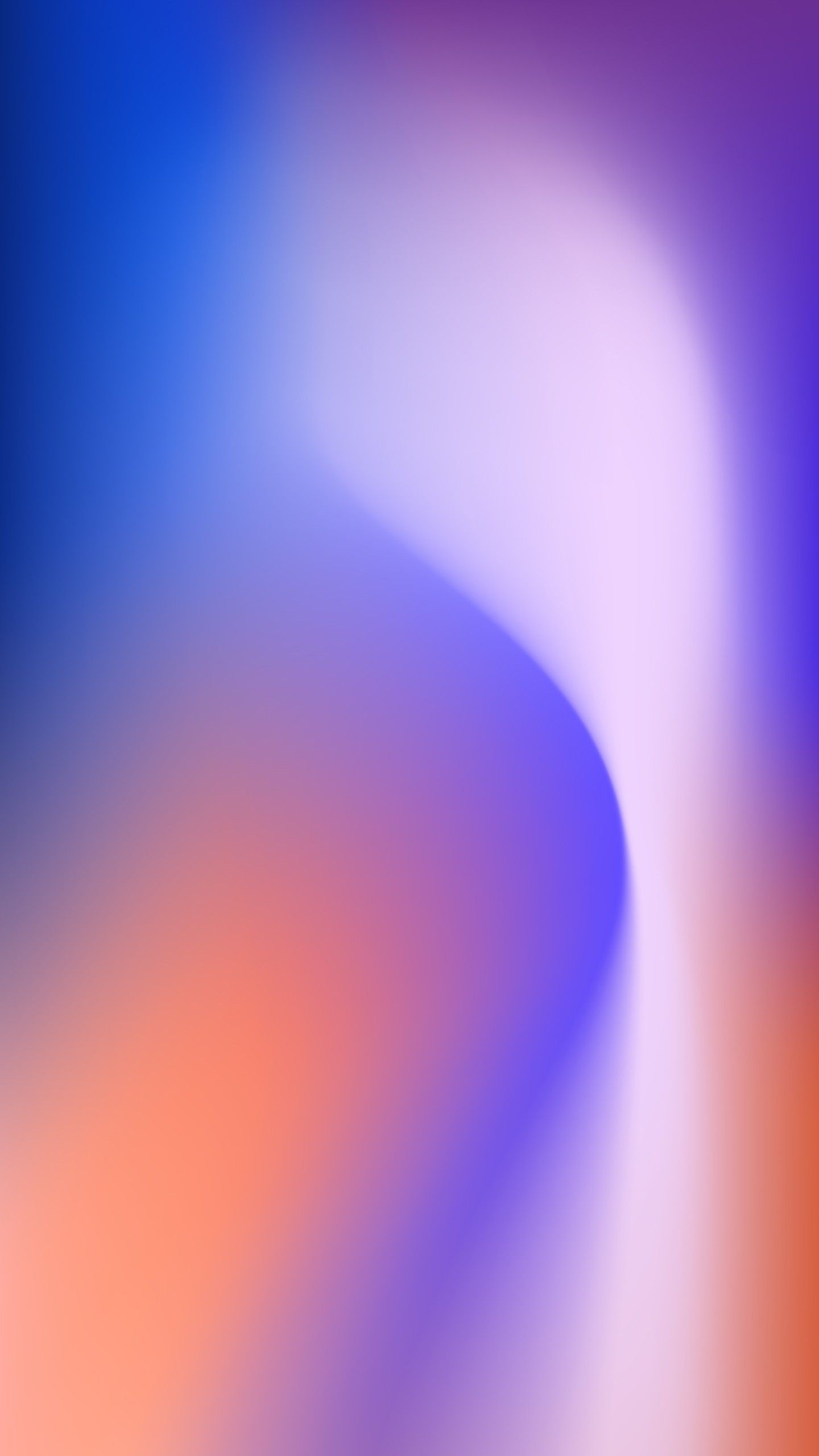Gradiente astratto blu viola arancione, 1440x2560 Full HD Verticale, iPhone Air