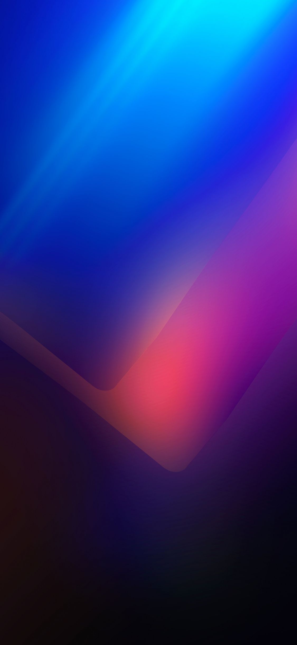 Gradiente astratto blu viola, 1125x2436 Verticale, iPhone