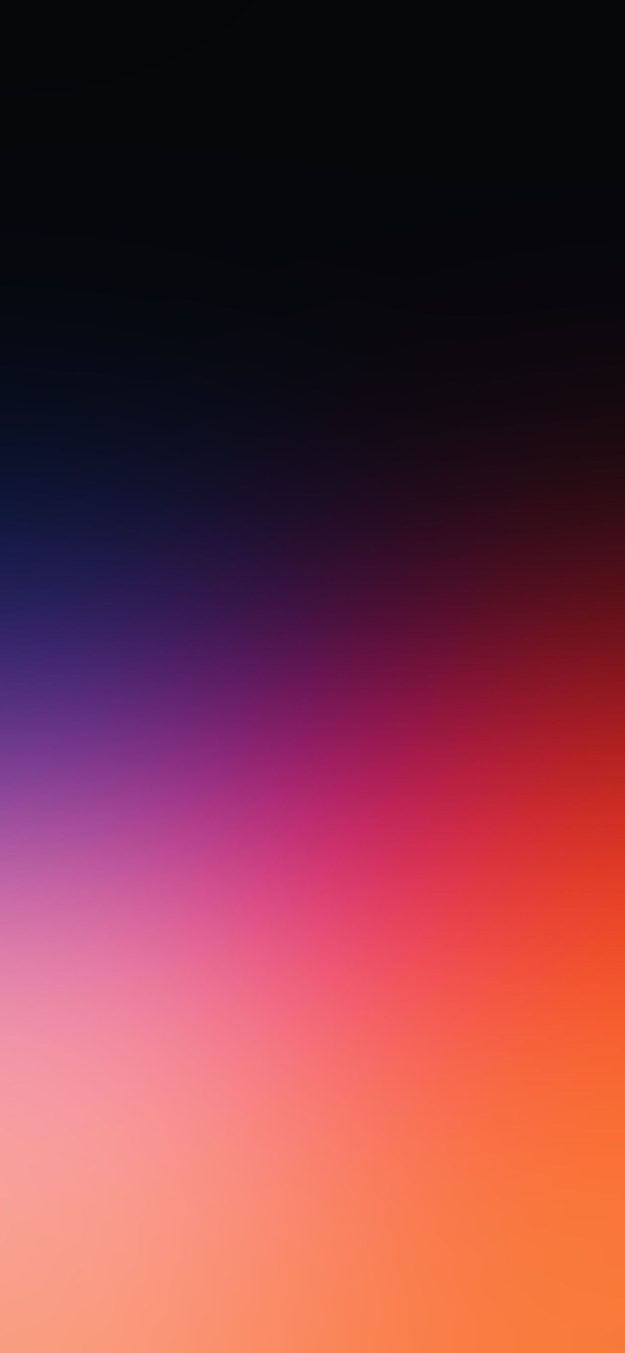 Gradiente nero viola arancione, 1242x2688 Verticale, iPhone Pro