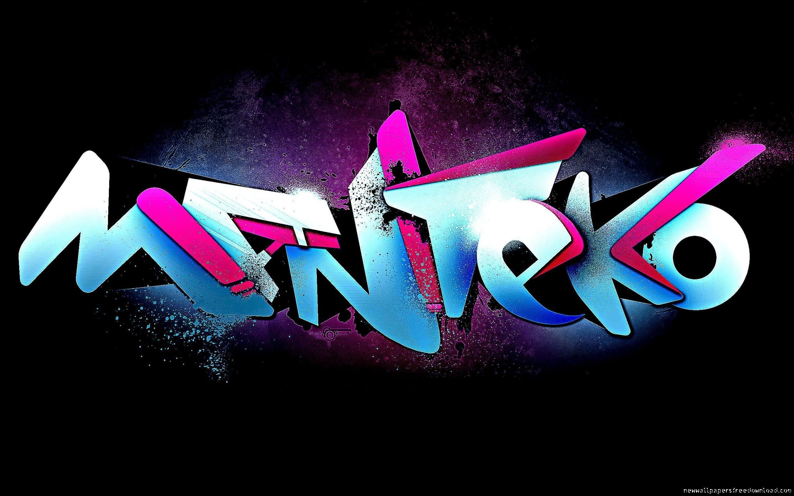 Graffiti 3D testo Manteko, 2560x1600 WQXGA, Laptop