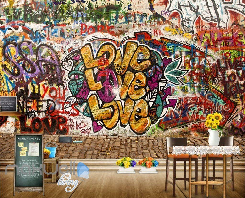 Graffiti colorato scritta Love, 1024x831 HD, Desktop
