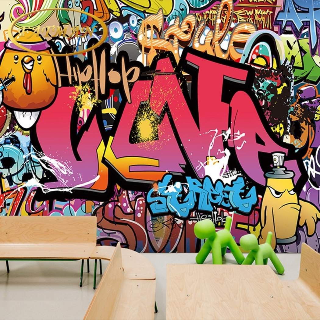 Murale graffiti colorato hip hop, 1050x1050 HD, Desktop