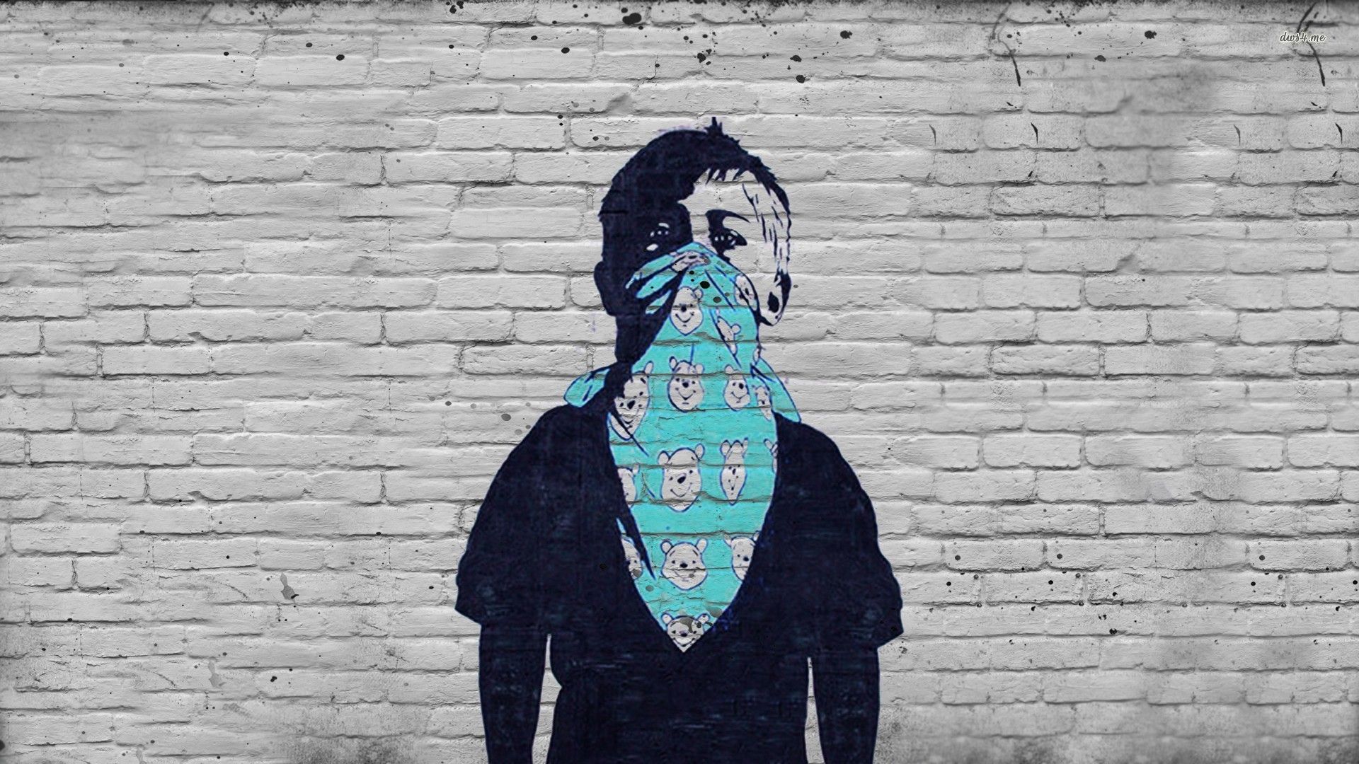 Graffiti ragazzo con bandana, 1920x1080 Full HD, Desktop