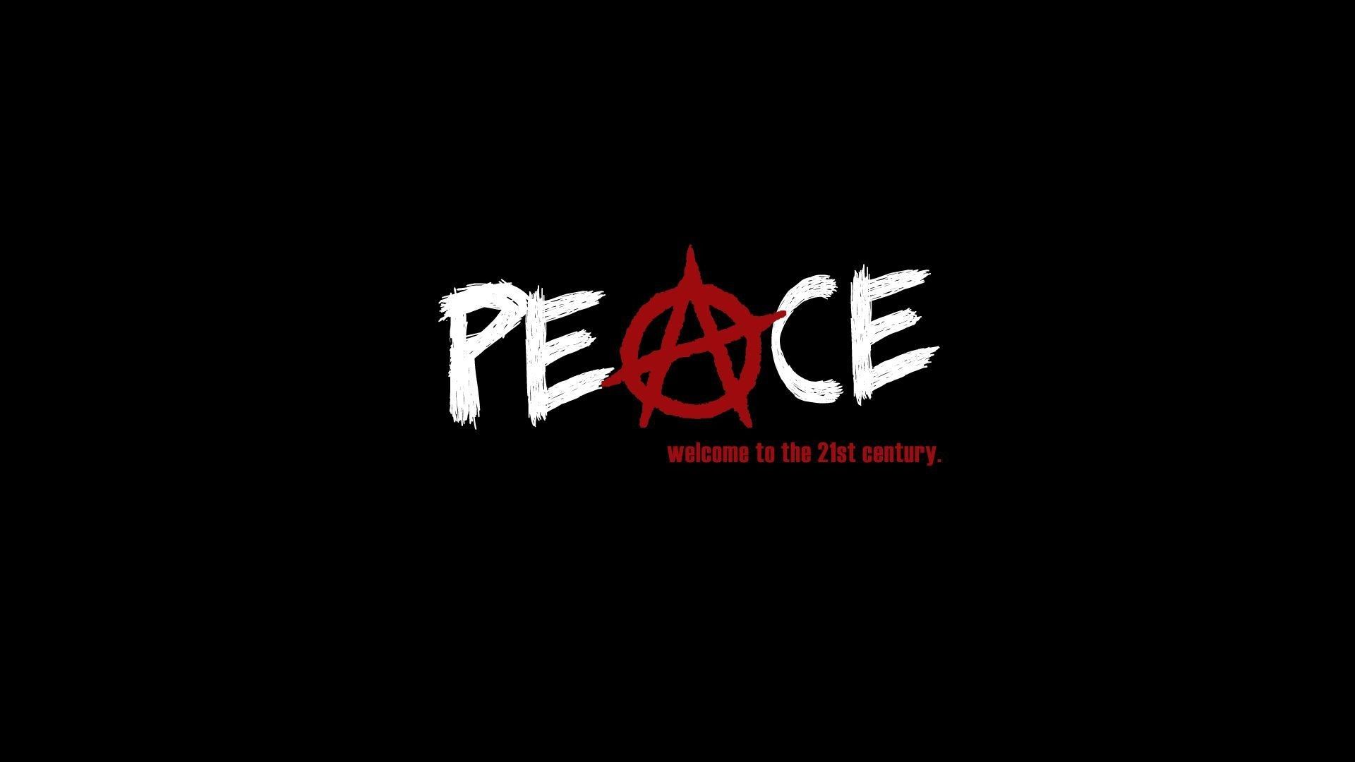Peace simbolo anarchia nero, 1920x1080 Full HD 1080p, Laptop