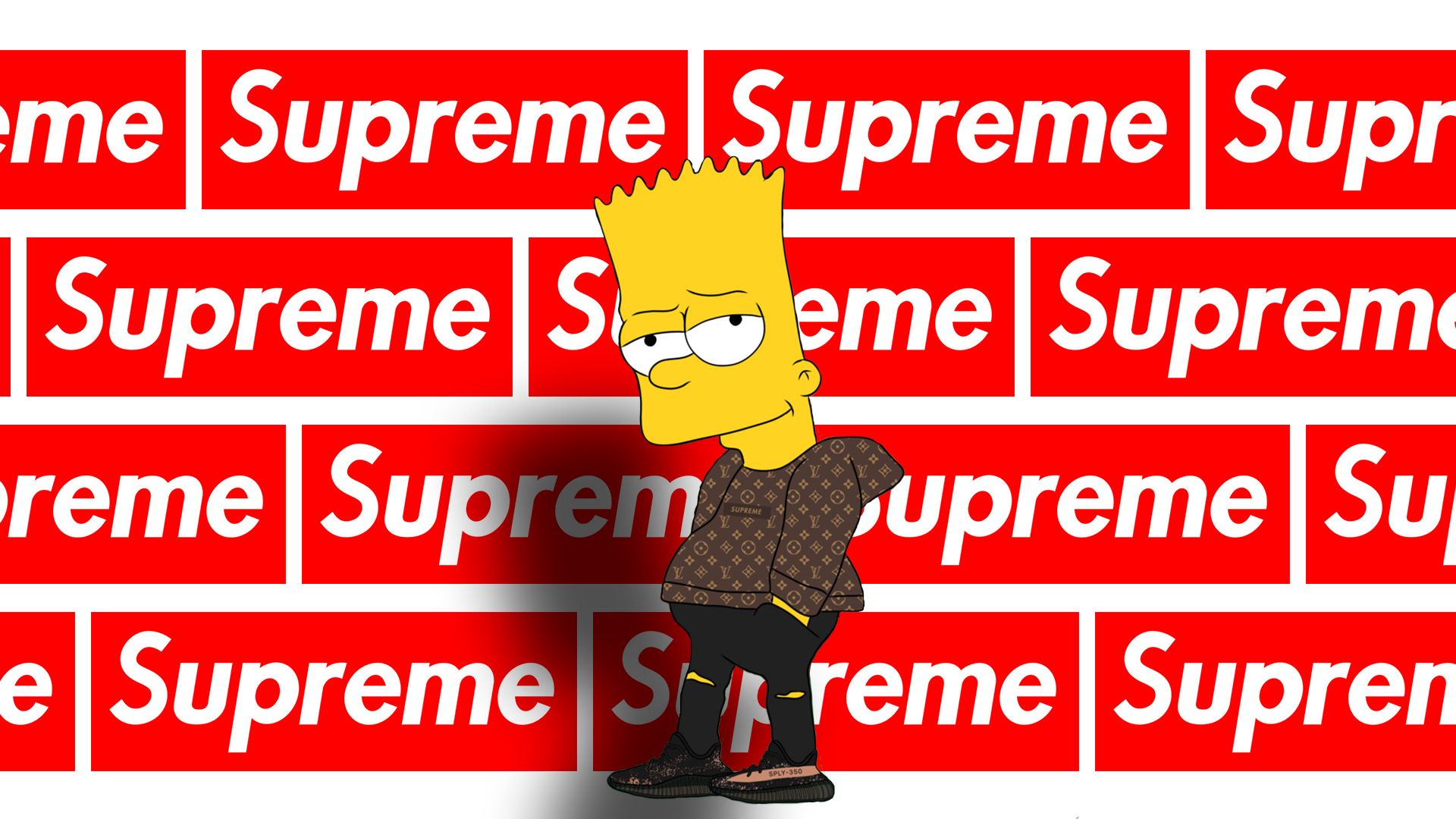 Bart Simpson graffiti su muro, 1064x1224 Verticale, Mobile