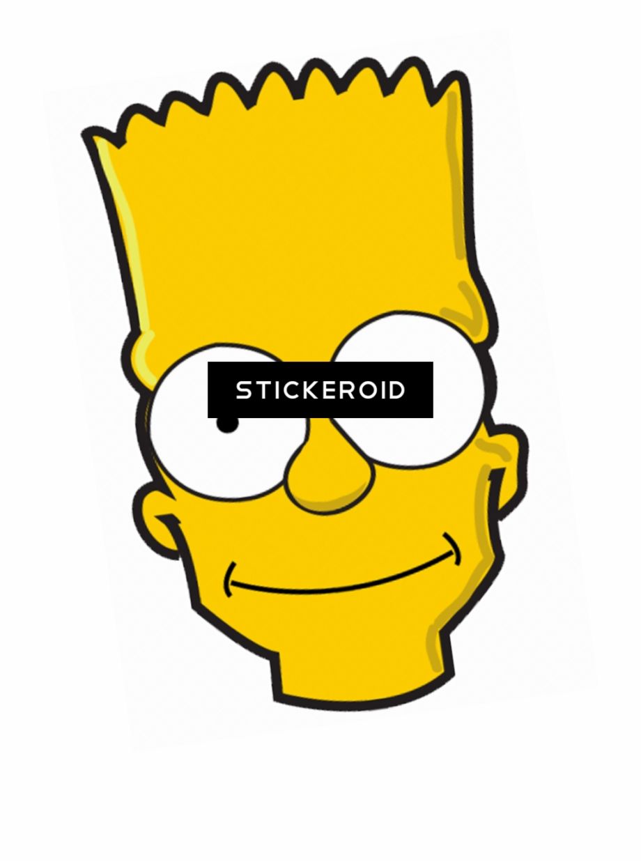 Bart Simpson clipart personaggio, 900x1840 Full HD Verticale, Smartphone