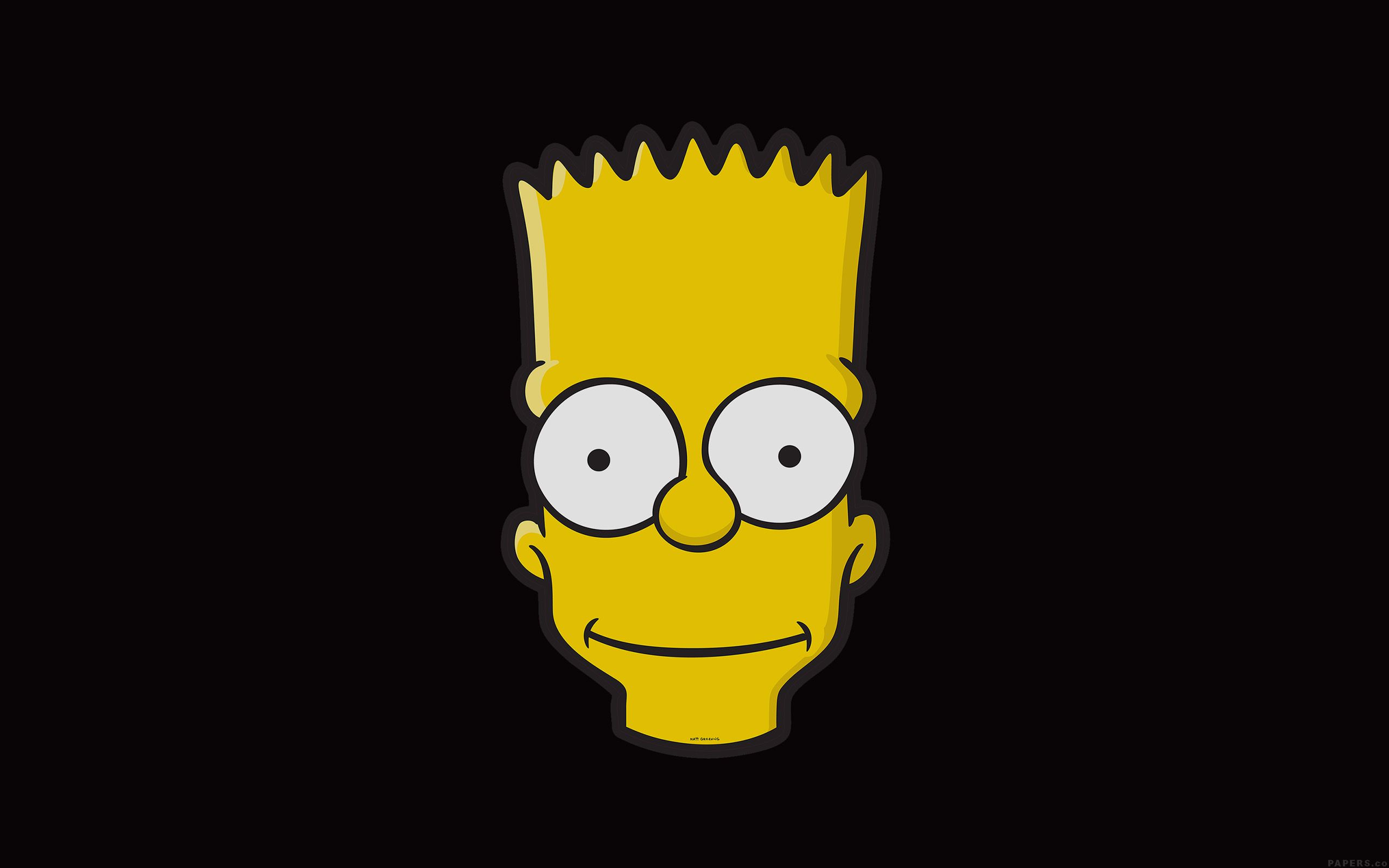 Bart Simpson volto giallo, 2560x1600 2K+, Laptop