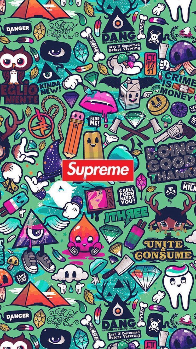 Collage adesivi logo Vans, 917x1375 Verticale, Telefono