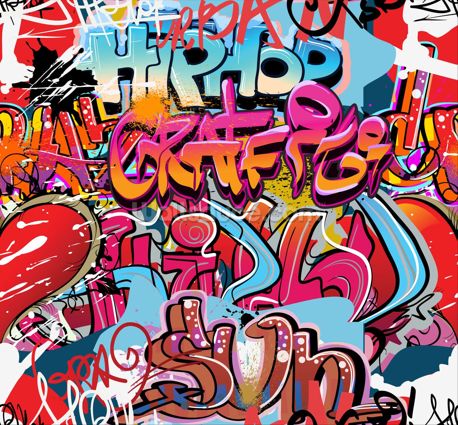 Graffiti Hip Hop colorato, 1600x1485 HD, Desktop