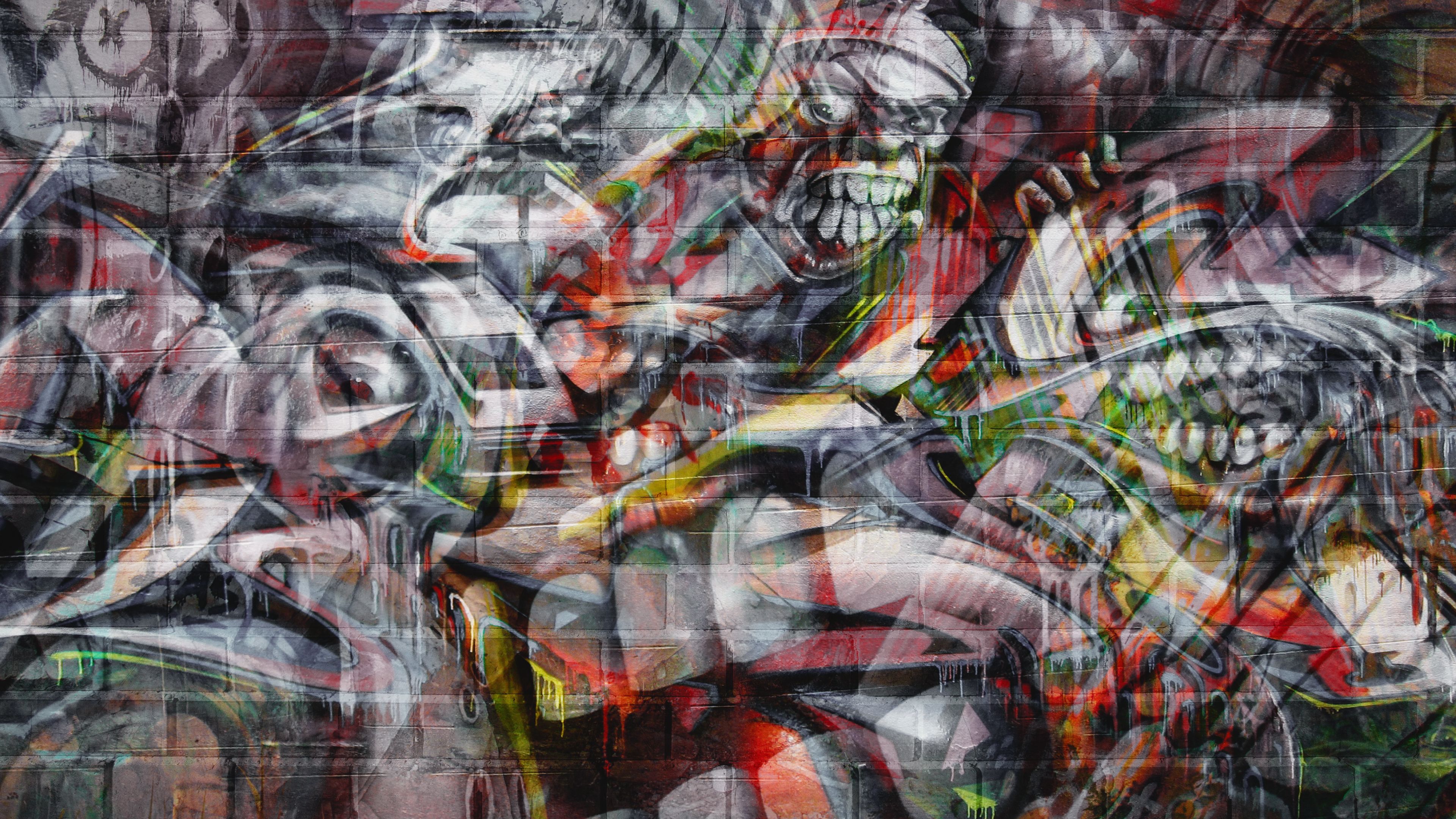 Kermit graffiti verde muro, 1920x1200 WUXGA, Dell XPS