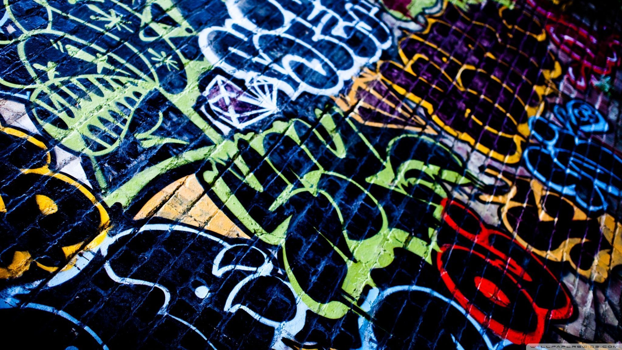 Muro colorato con graffiti urbani, 1600x1200 HD Ready, Notebook Gaming