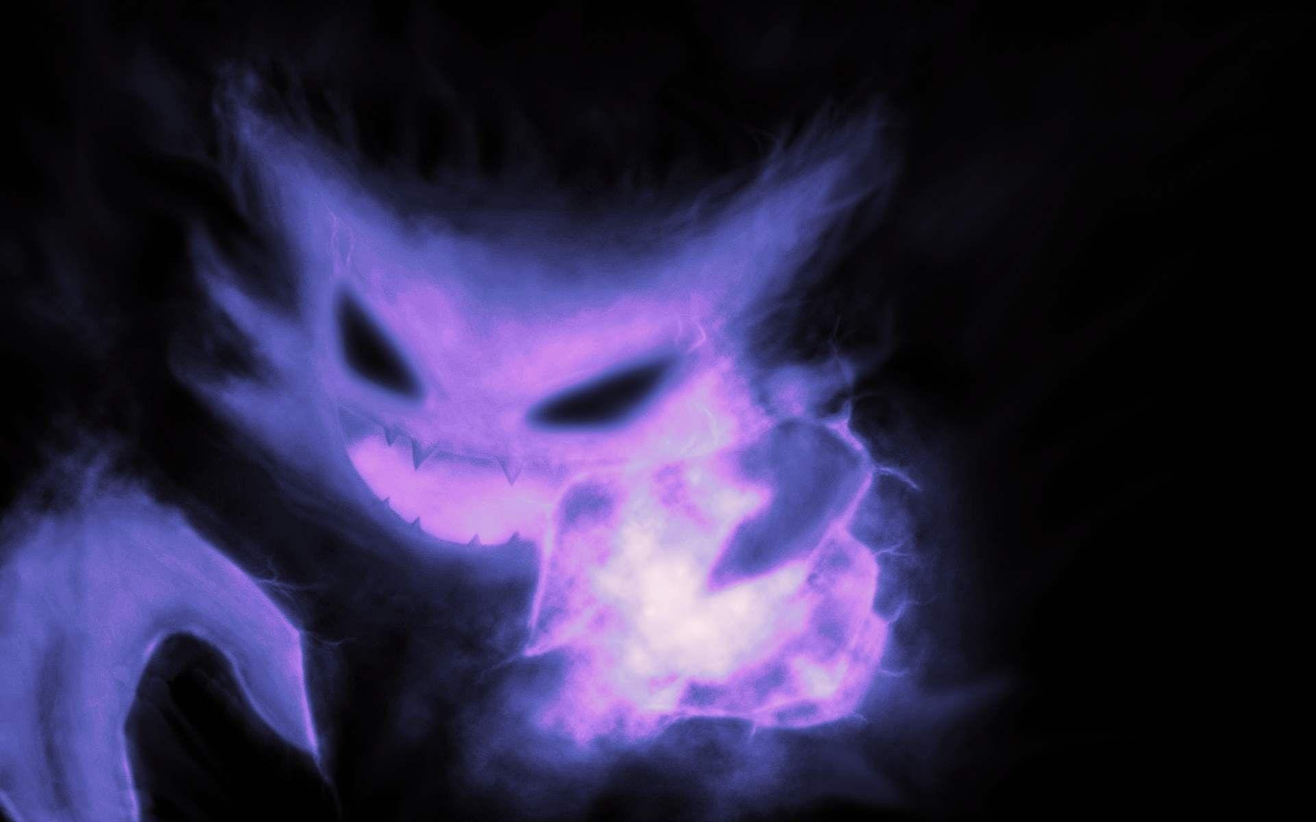 Gengar Pokémon viola scuro, 1920x1200 WUXGA, PC